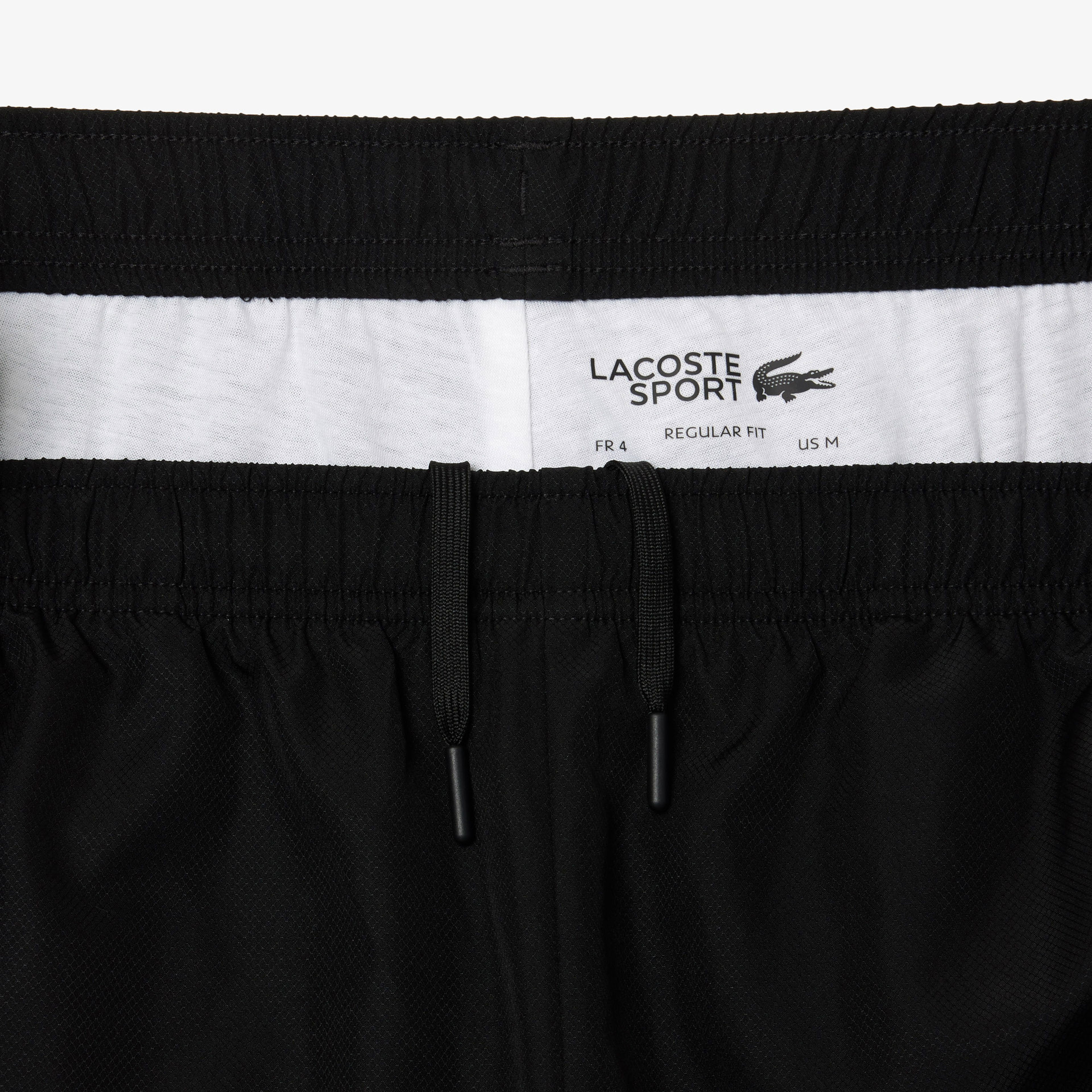 Lacoste Erkek Regular Fit Fermuarlı Yaka Baskılı Siyah Eşofman Takımı