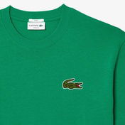 Lacoste Unisex Loose Fit Bisiklet Yaka Organik Pamuk Yeşil T-Shirt