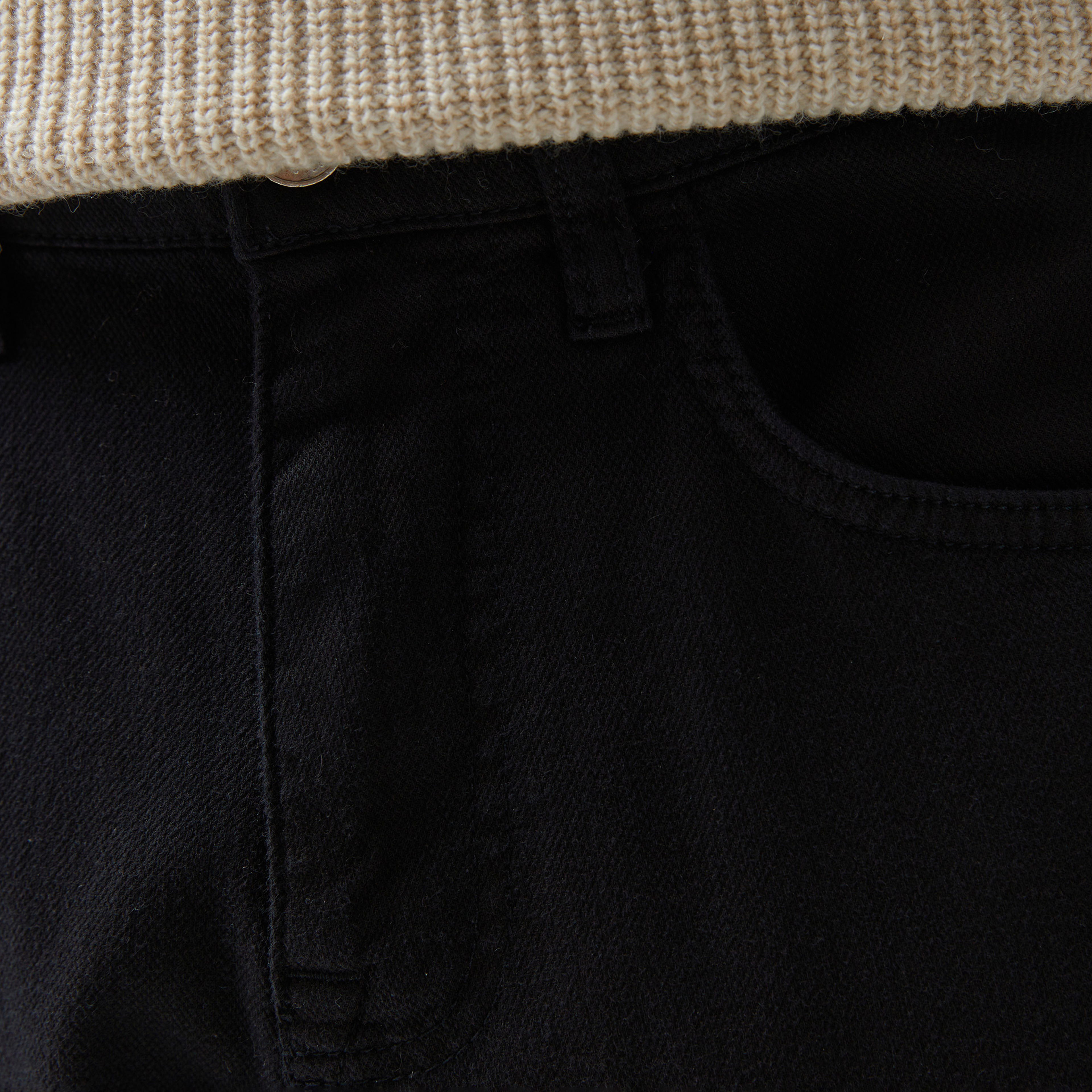 Lacoste Erkek Regular Fit Casual Siyah Jean Pantolon