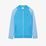 Lacoste X Novak Djokovic Erkek Regular Fit Fermuarlı Renk Bloklu Mavi Sweatshirt