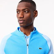 Lacoste X Novak Djokovic Erkek Regular Fit Fermuarlı Renk Bloklu Mavi Sweatshirt
