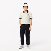 Lacoste Erkek Çocuk Kısa Kollu Baskılı Beyaz Polo