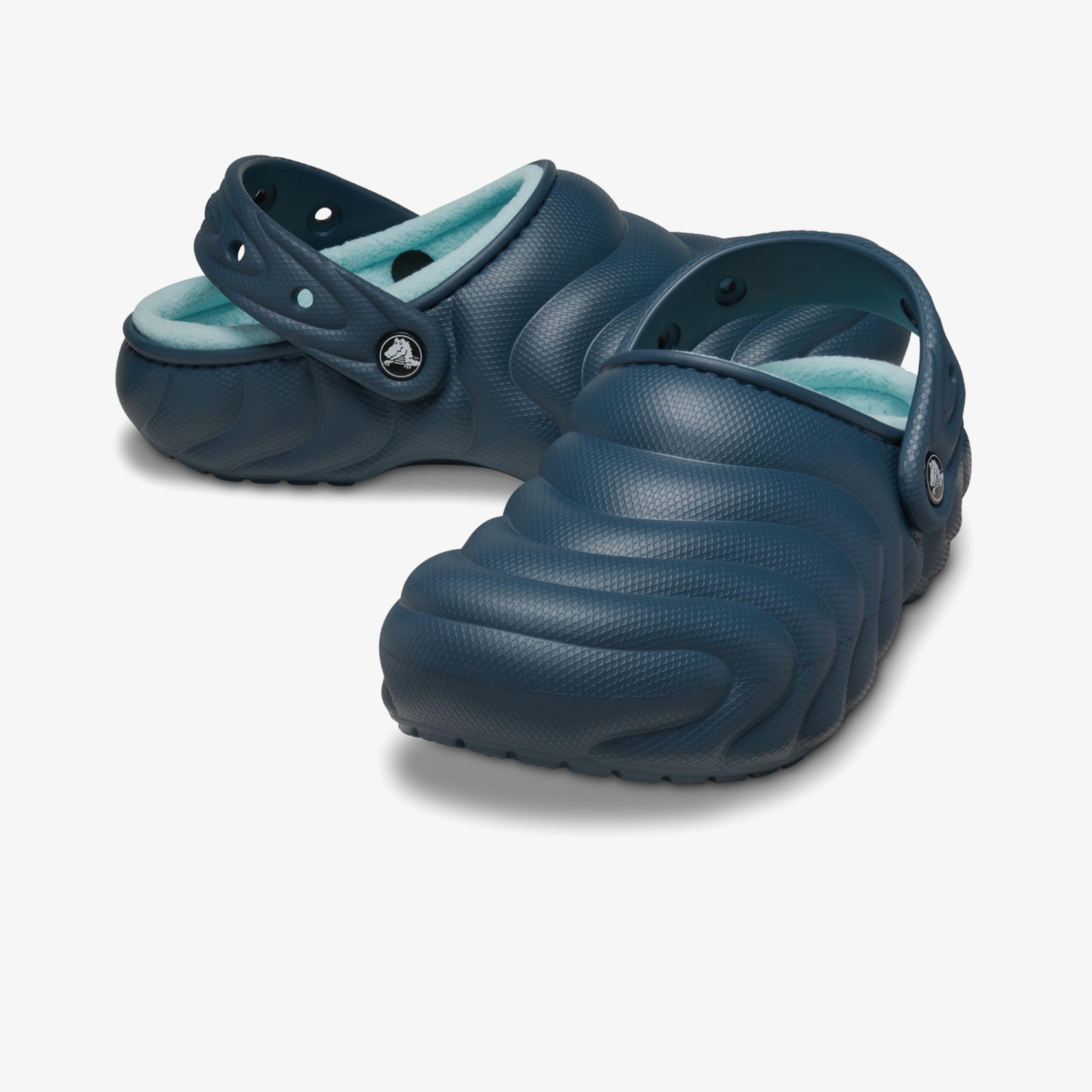 Crocs Classic Lined Overpuff Clog Unisex Mavi Terlik