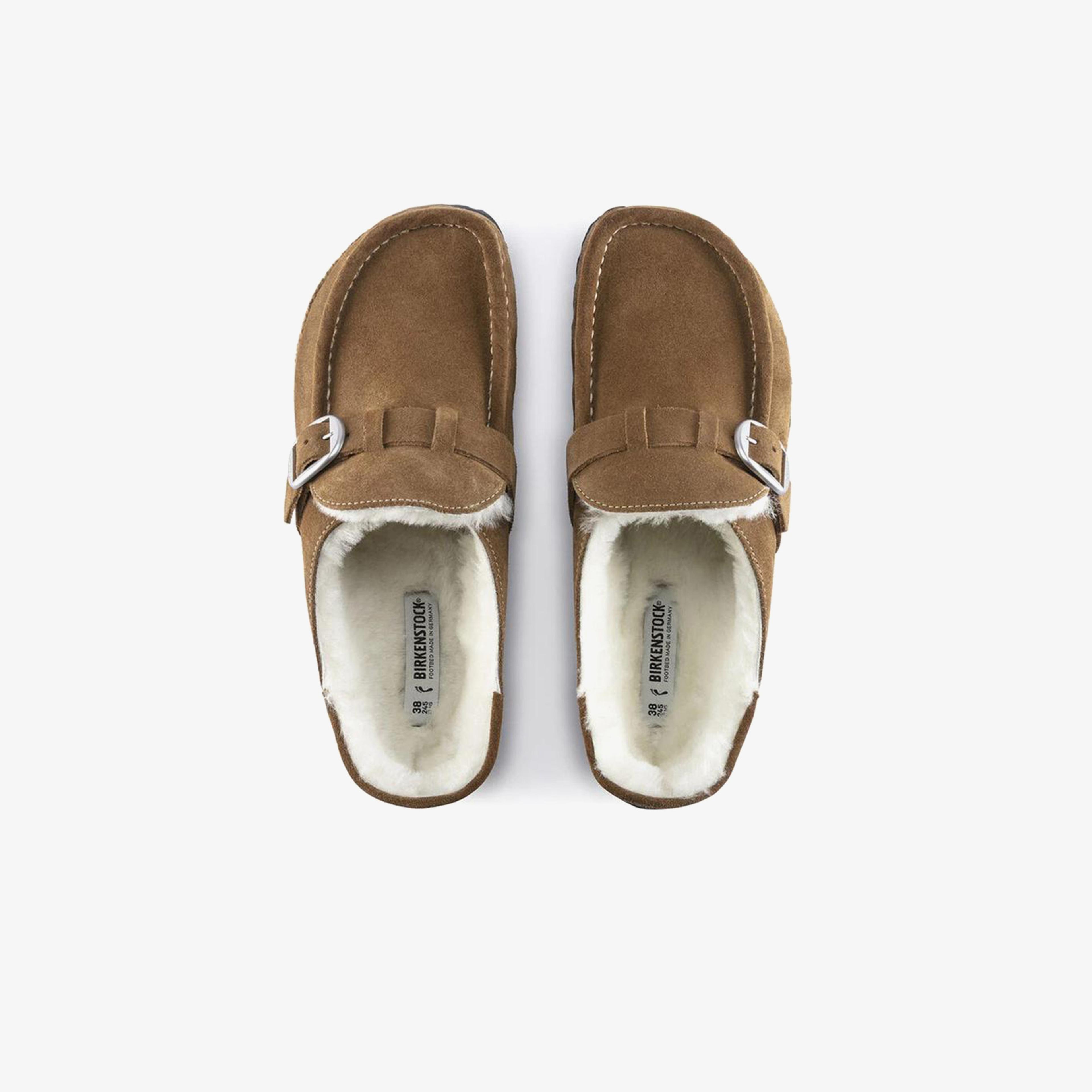 Birkenstock Buckley Vl Shearling Kadın Kahverengi Terlik