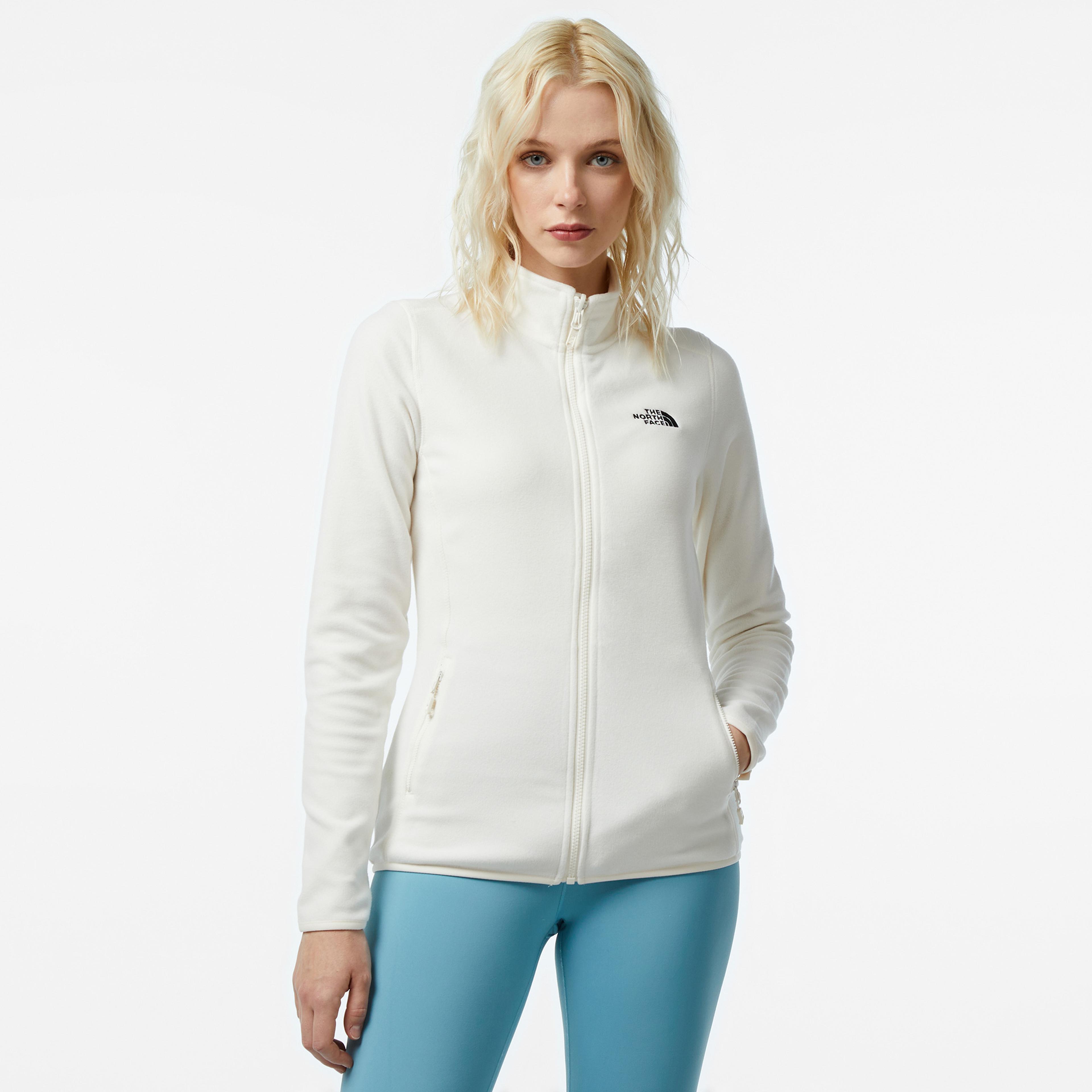 The North Face 100 Glacier Kadın Beyaz Ceket