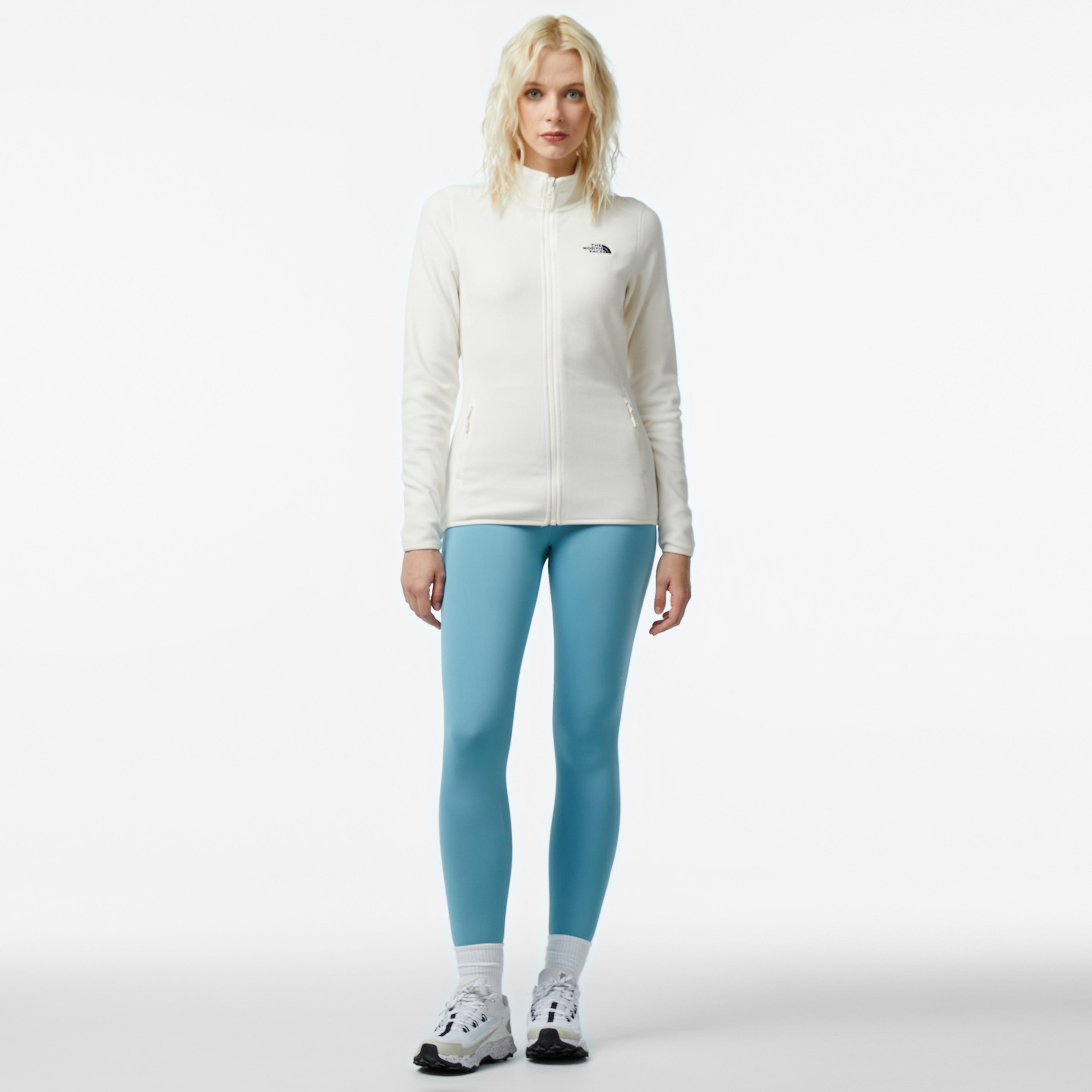 The North Face 100 Glacier Kadın Beyaz Ceket