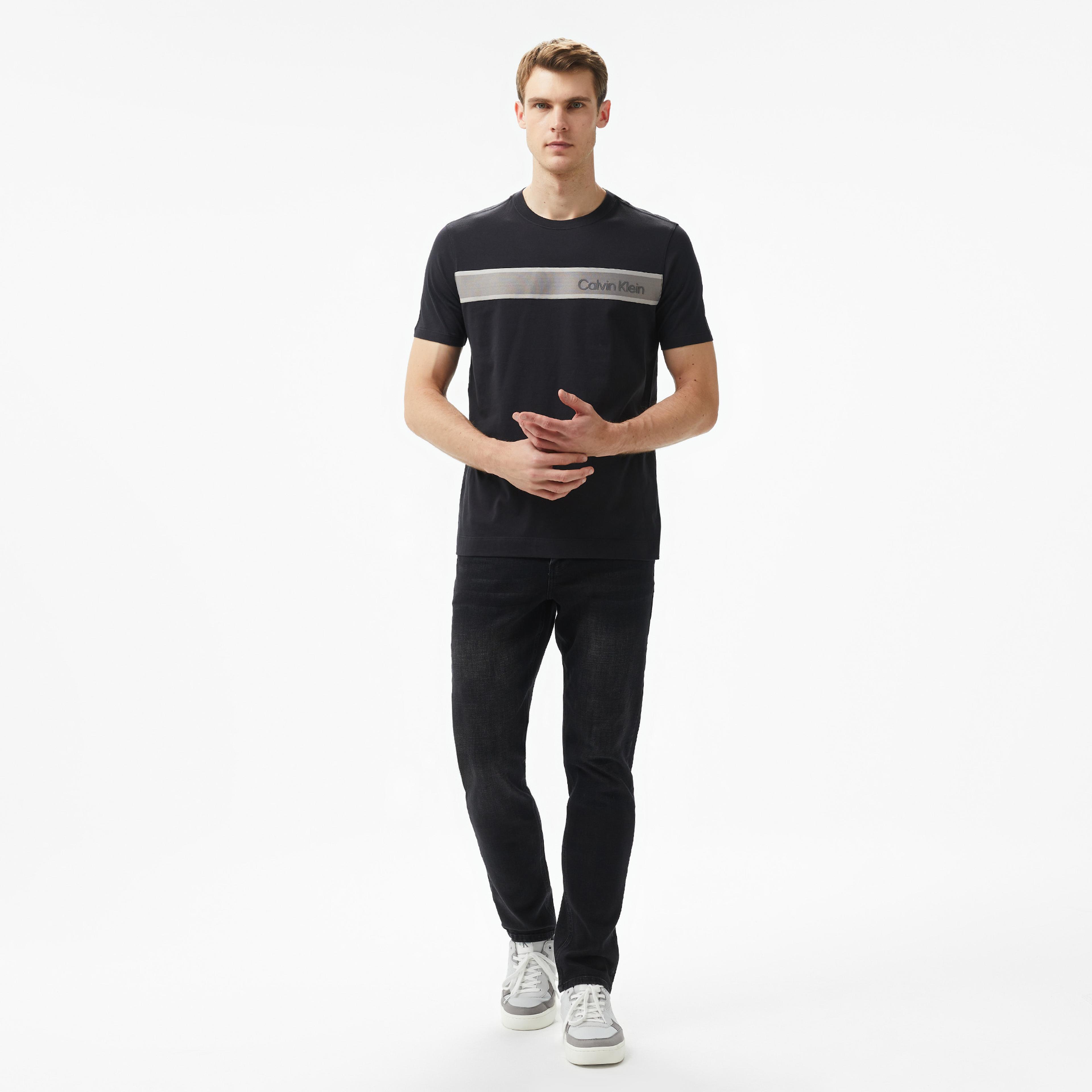 Calvin Klein Relaxed Erkek Siyah T-Shirt