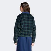 adidas Tartan Half Zip Kadın Mavi Eşofman Üstü