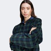adidas Tartan Half Zip Kadın Mavi Eşofman Üstü