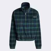 adidas Tartan Half Zip Kadın Mavi Eşofman Üstü
