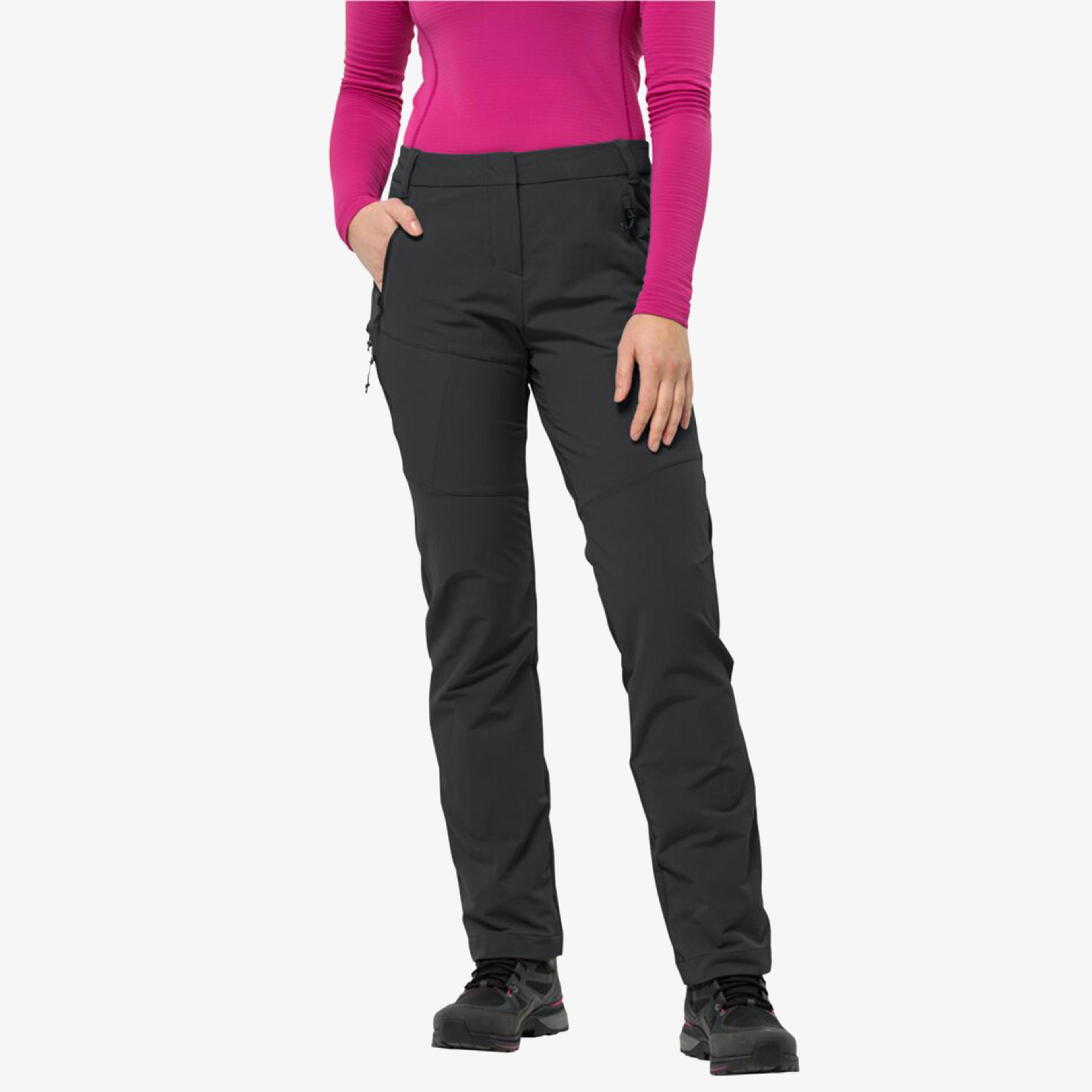 Jack Wolfskin Winter Glastal Kadın Siyah Outdoor Pantolon