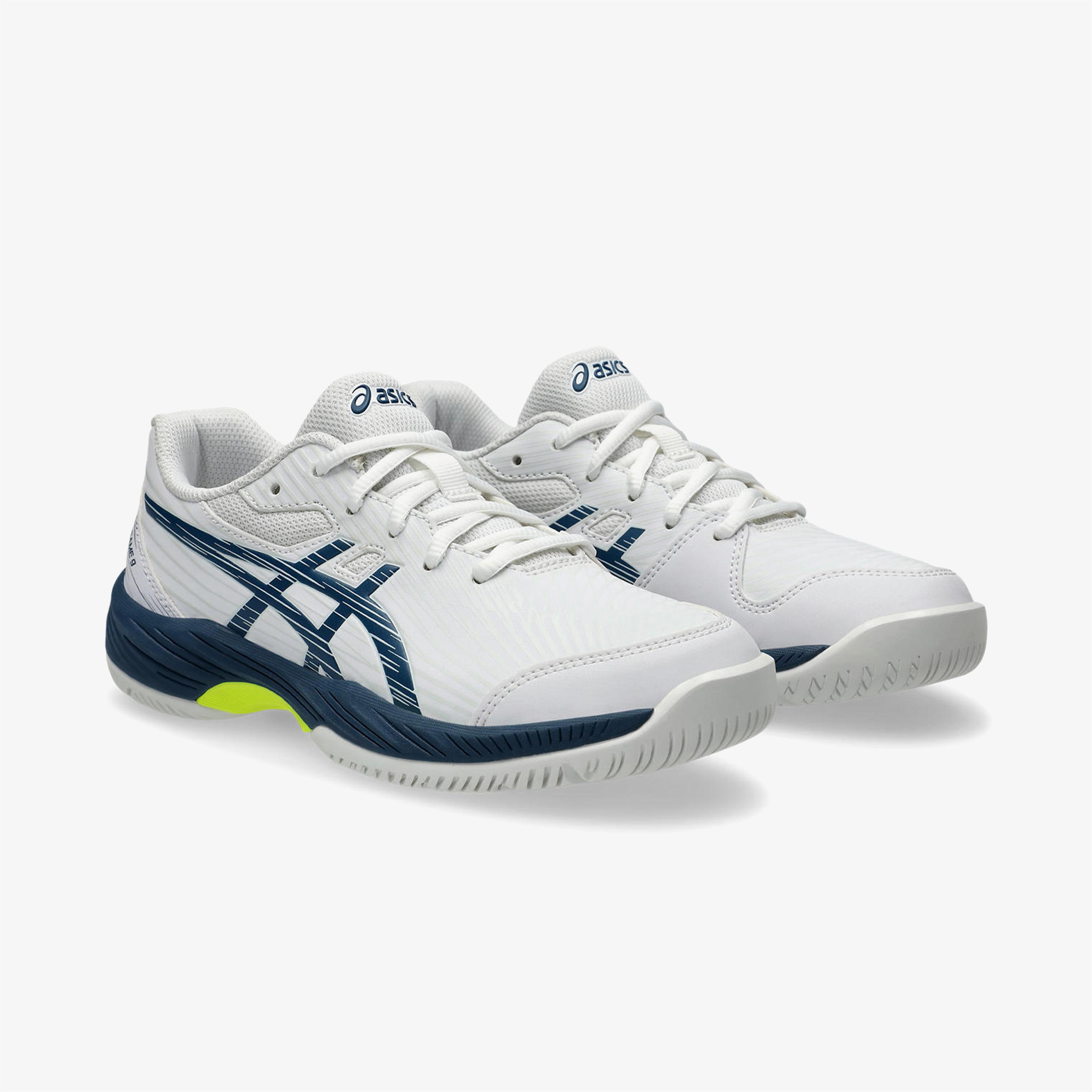 Asics Gel-Game 9 Çocuk Beyaz Tenis Ayakkabısı