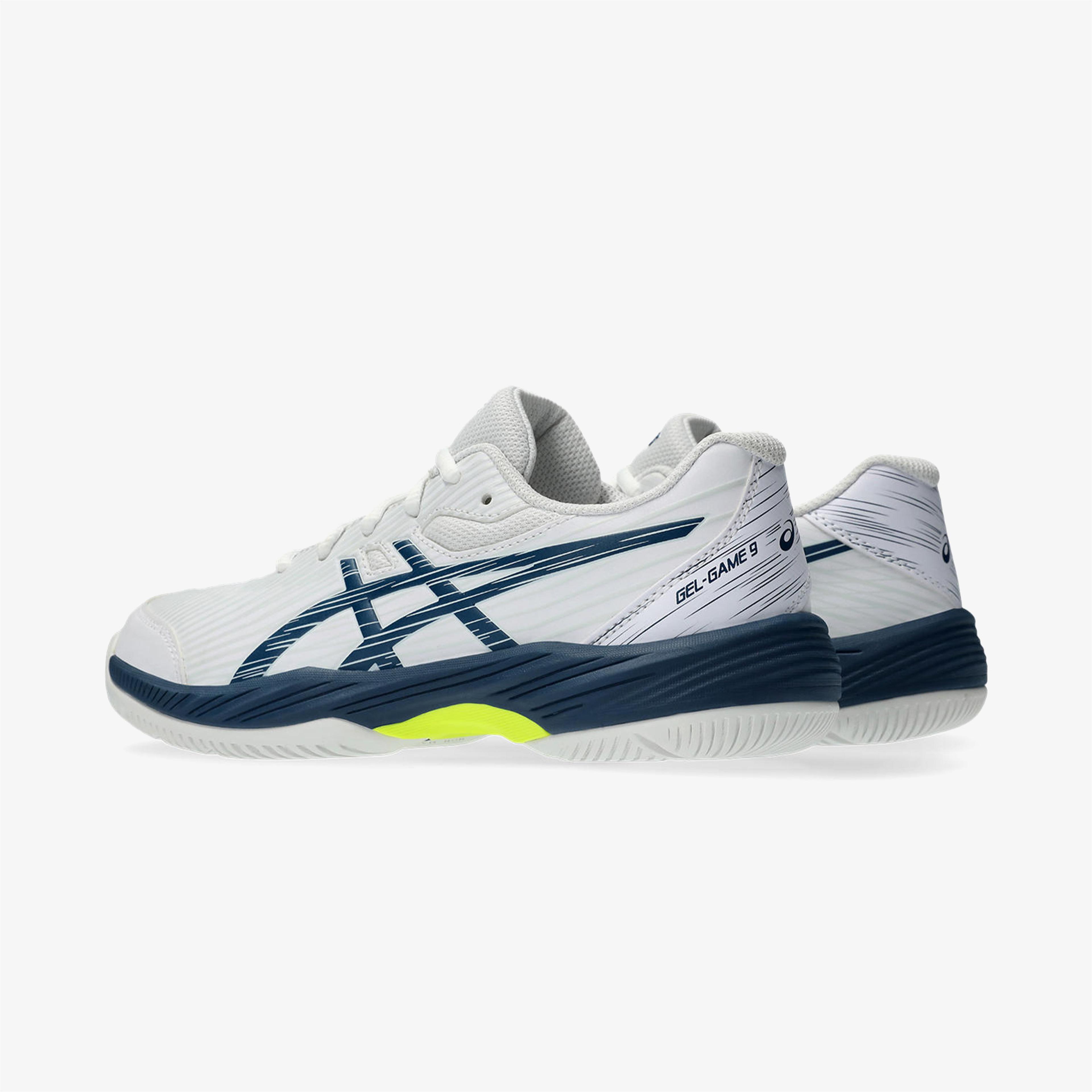 Asics Gel-Game 9 Çocuk Beyaz Tenis Ayakkabısı