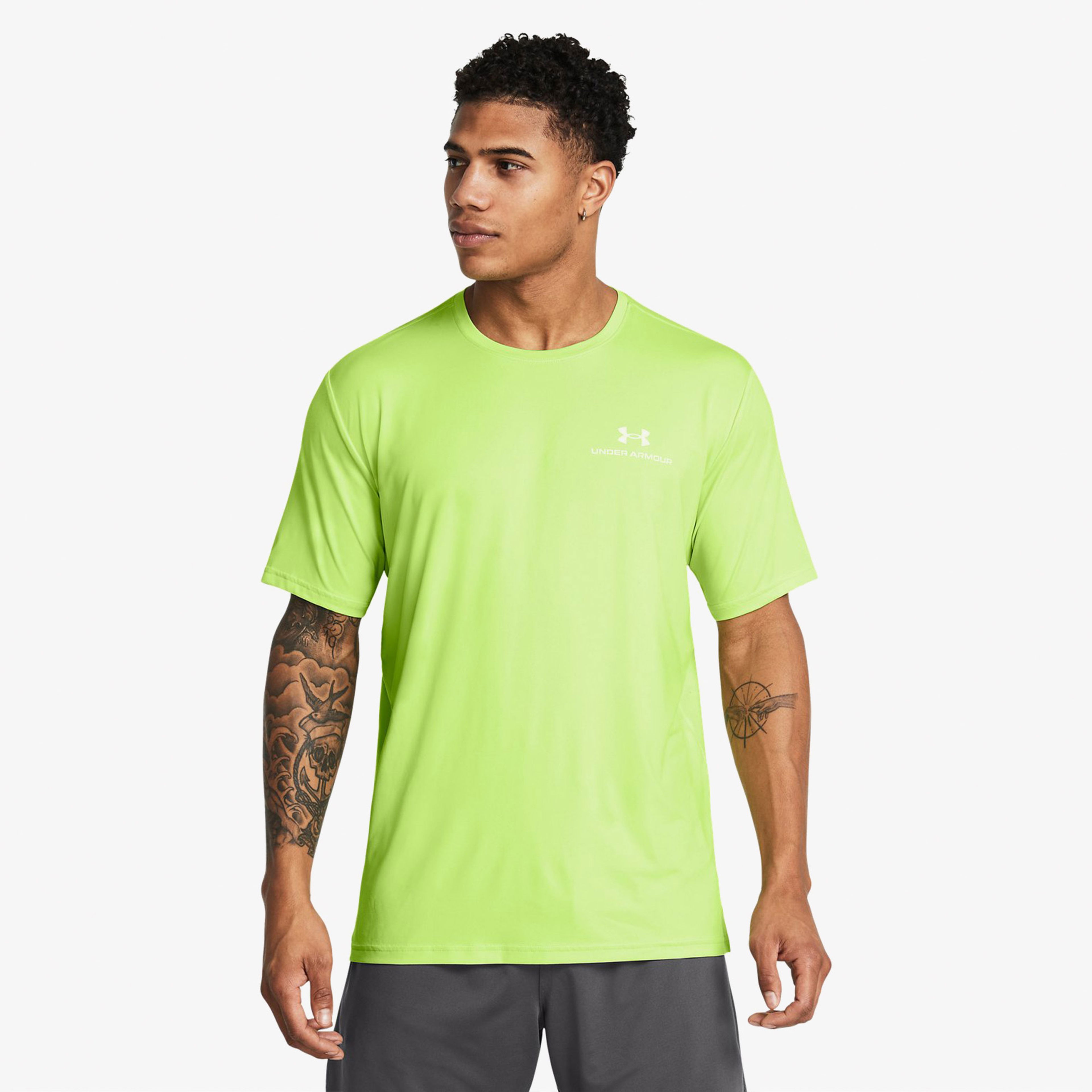 Under Armour Vanish Energy Erkek Sarı Günlük T-Shirt