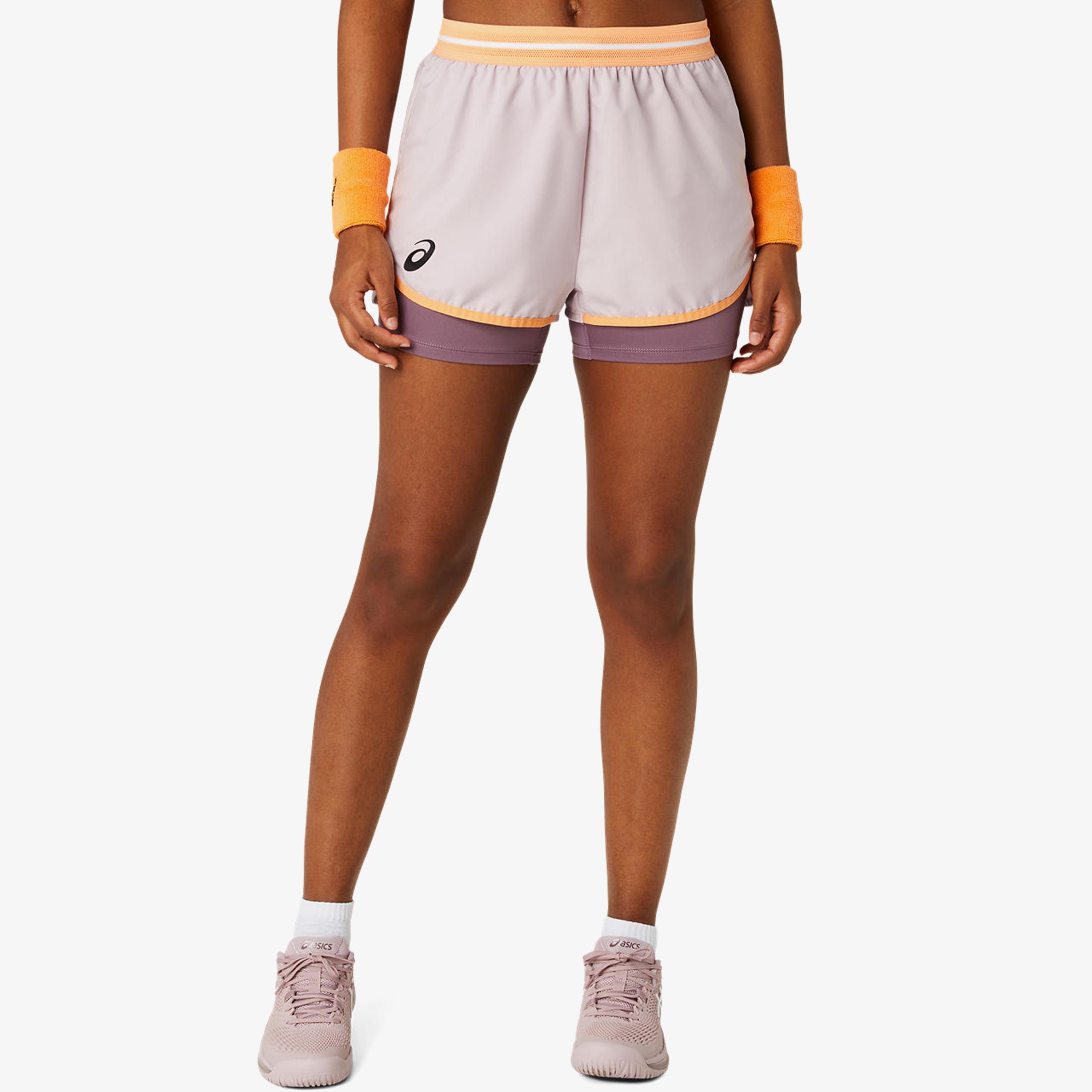 Asics Court Kadın Mor Tenis Şortu