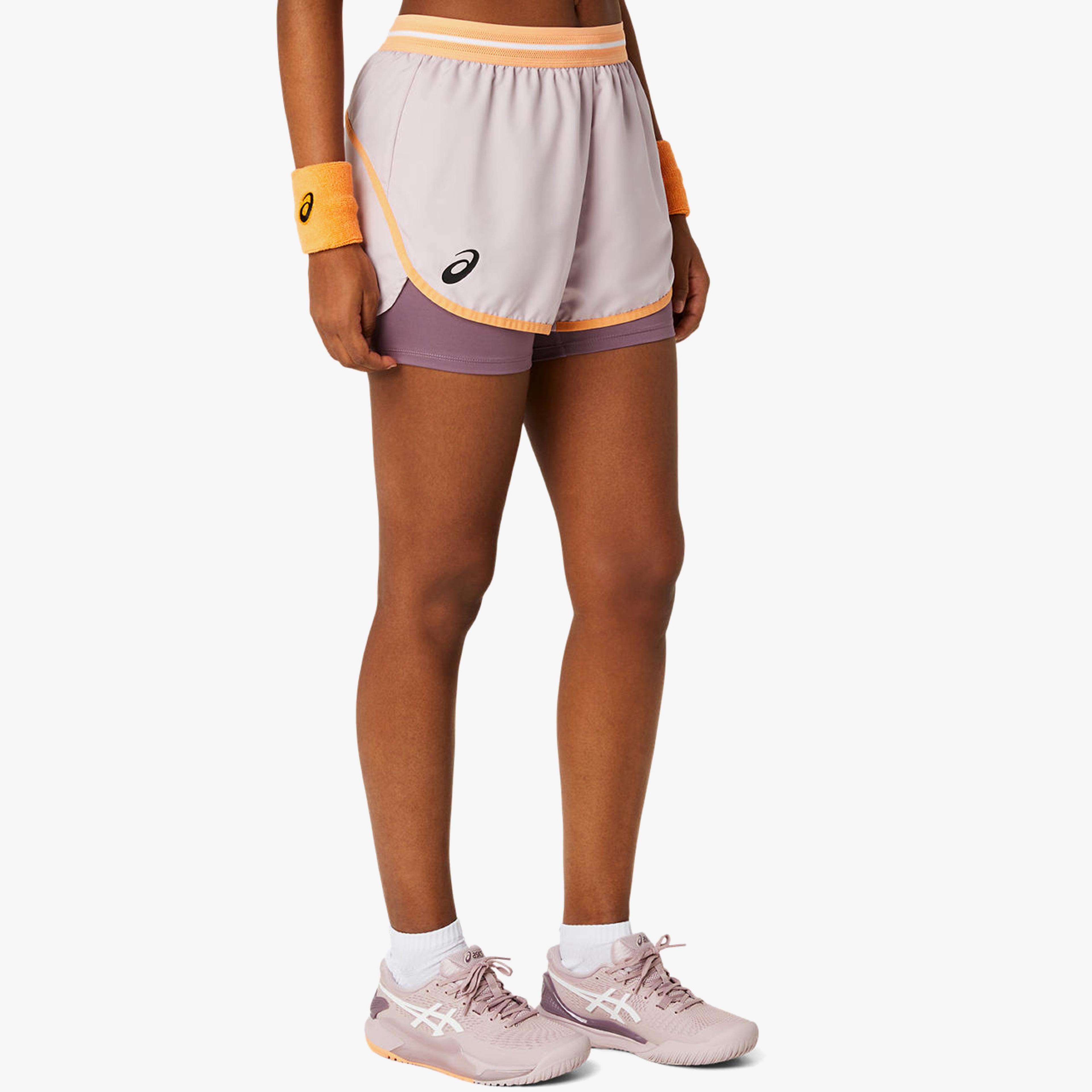 Asics Court Kadın Mor Tenis Şortu