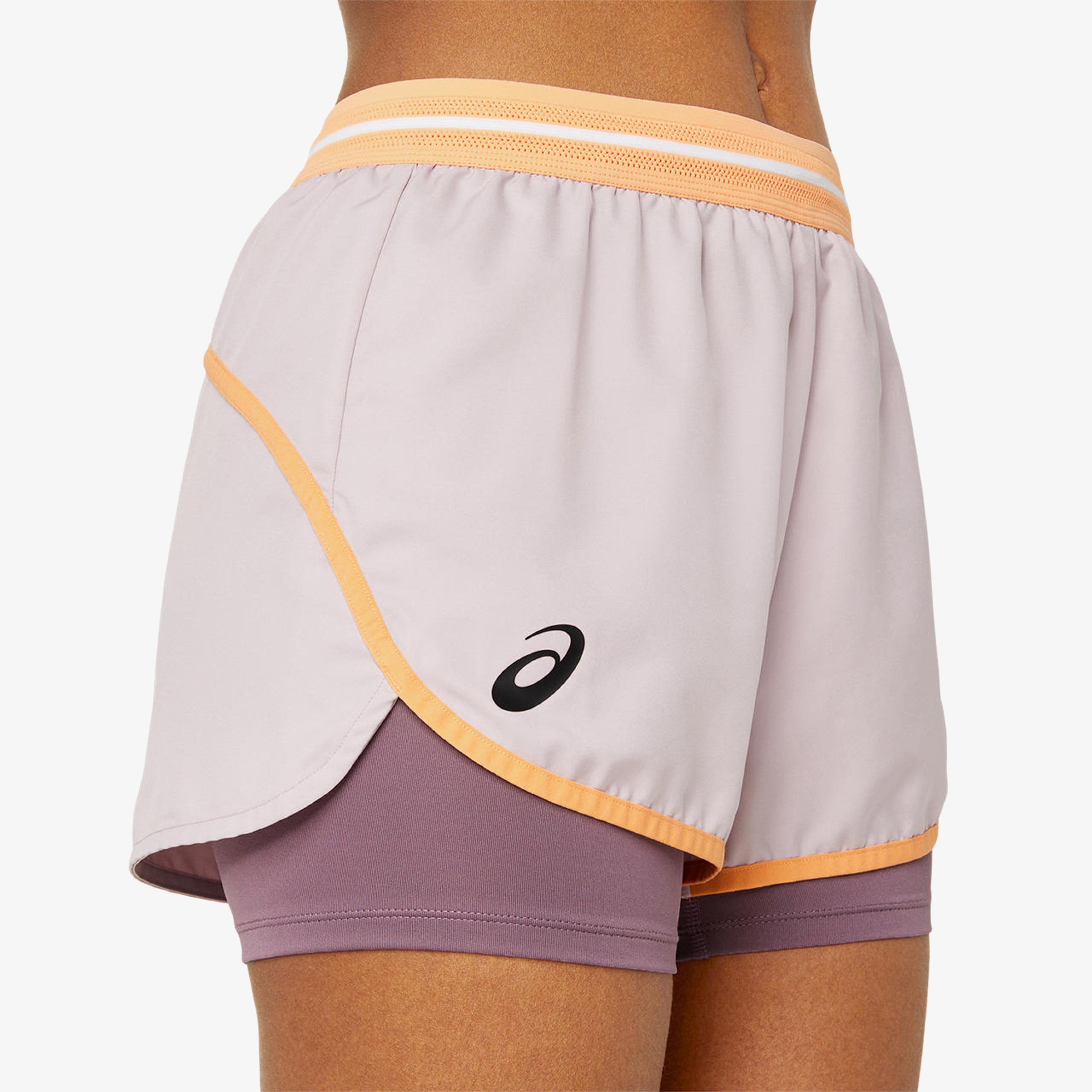 Asics Court Kadın Mor Tenis Şortu