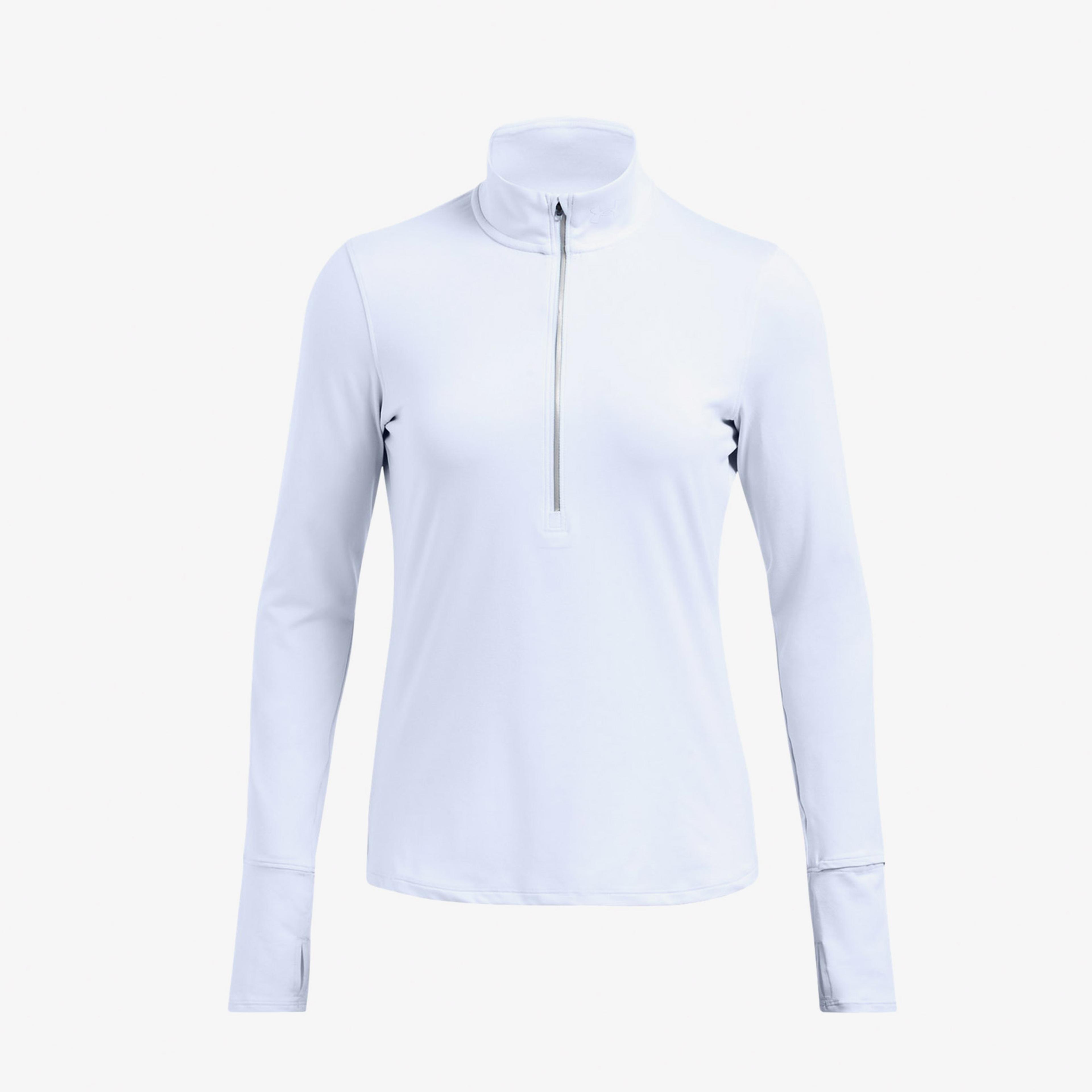 Under Armour Launch Pro Yarım Fermuarlı Kadın Mavi Koşu Üstü