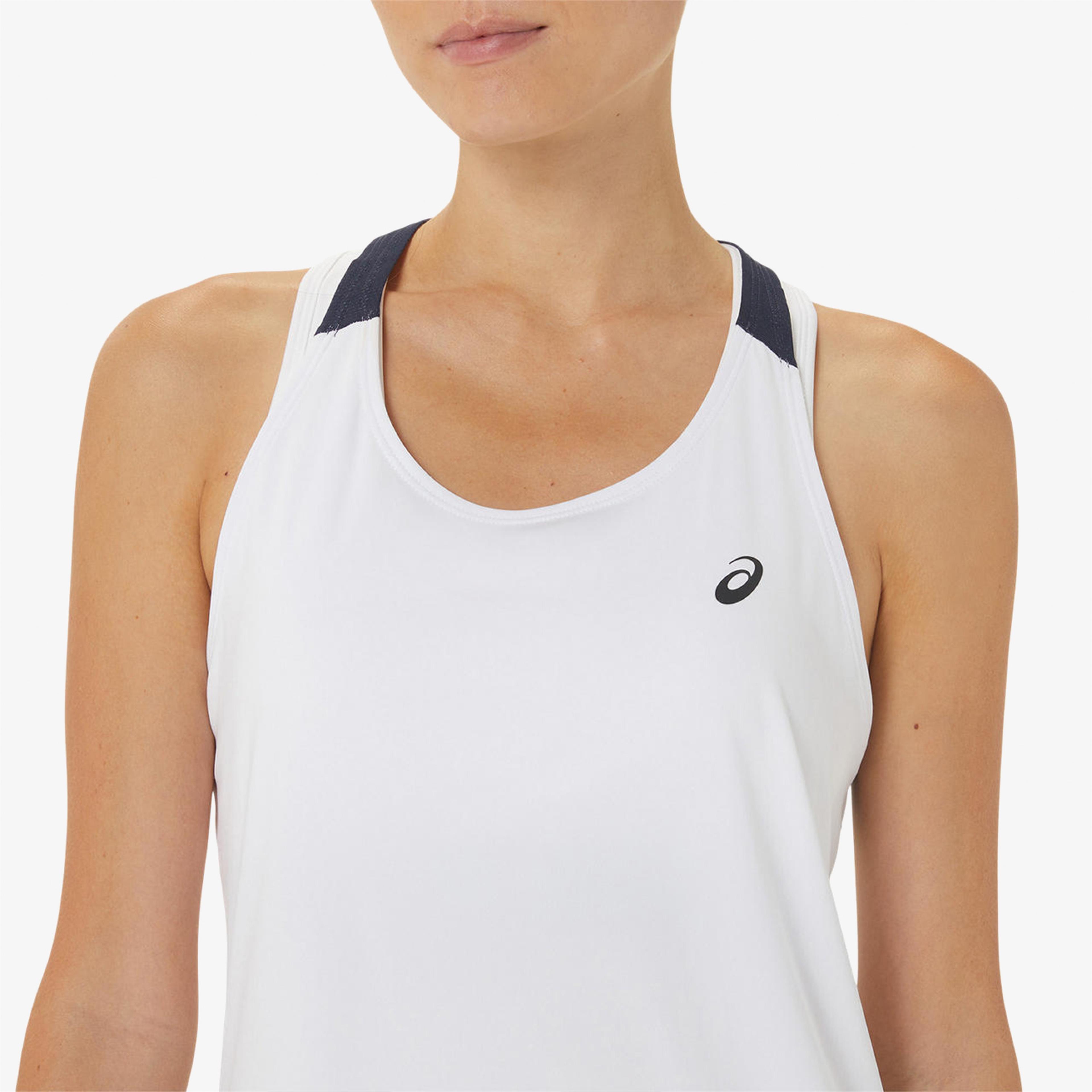 Asics Court Tank Kadın Beyaz Tenis Atleti