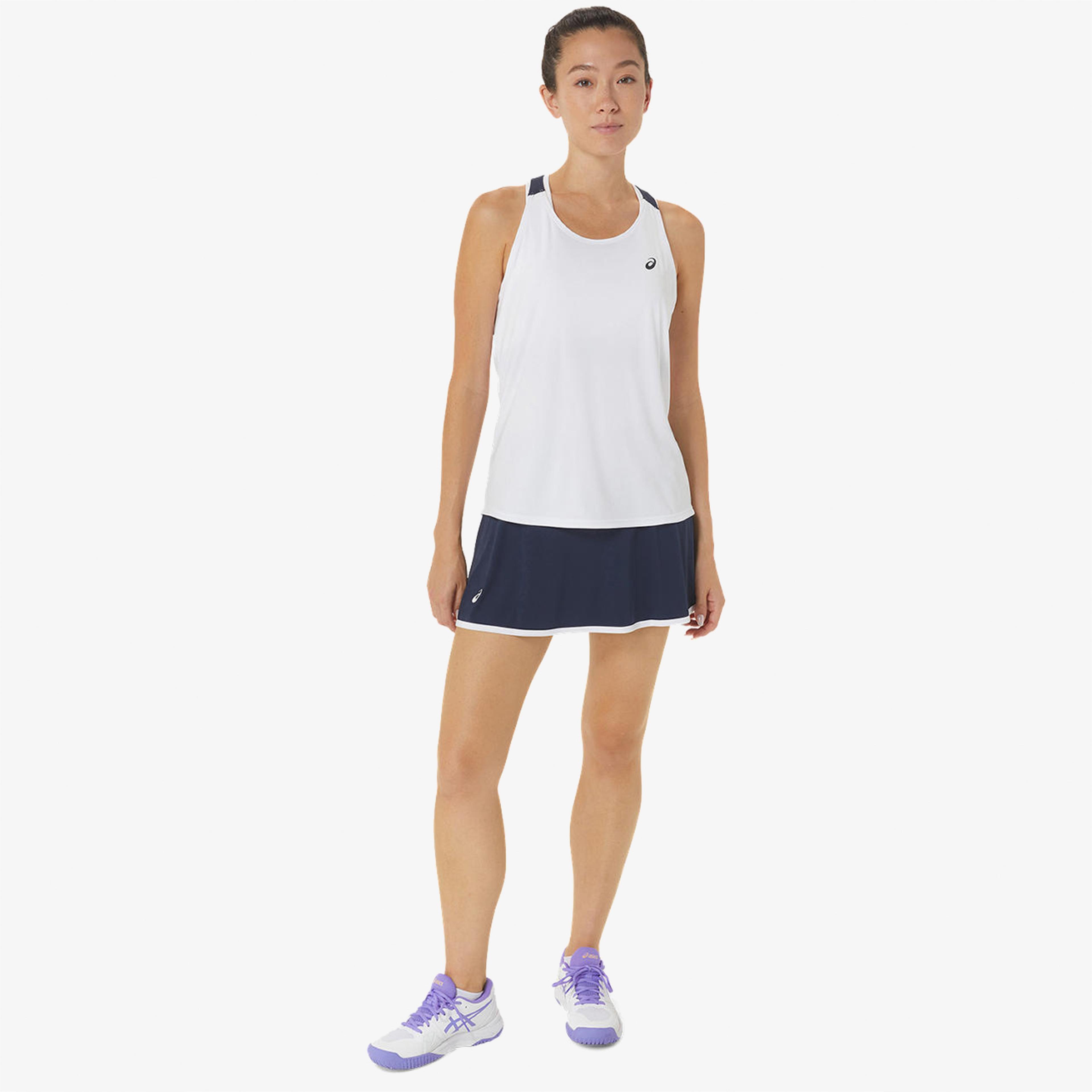 Asics Court Tank Kadın Beyaz Tenis Atleti