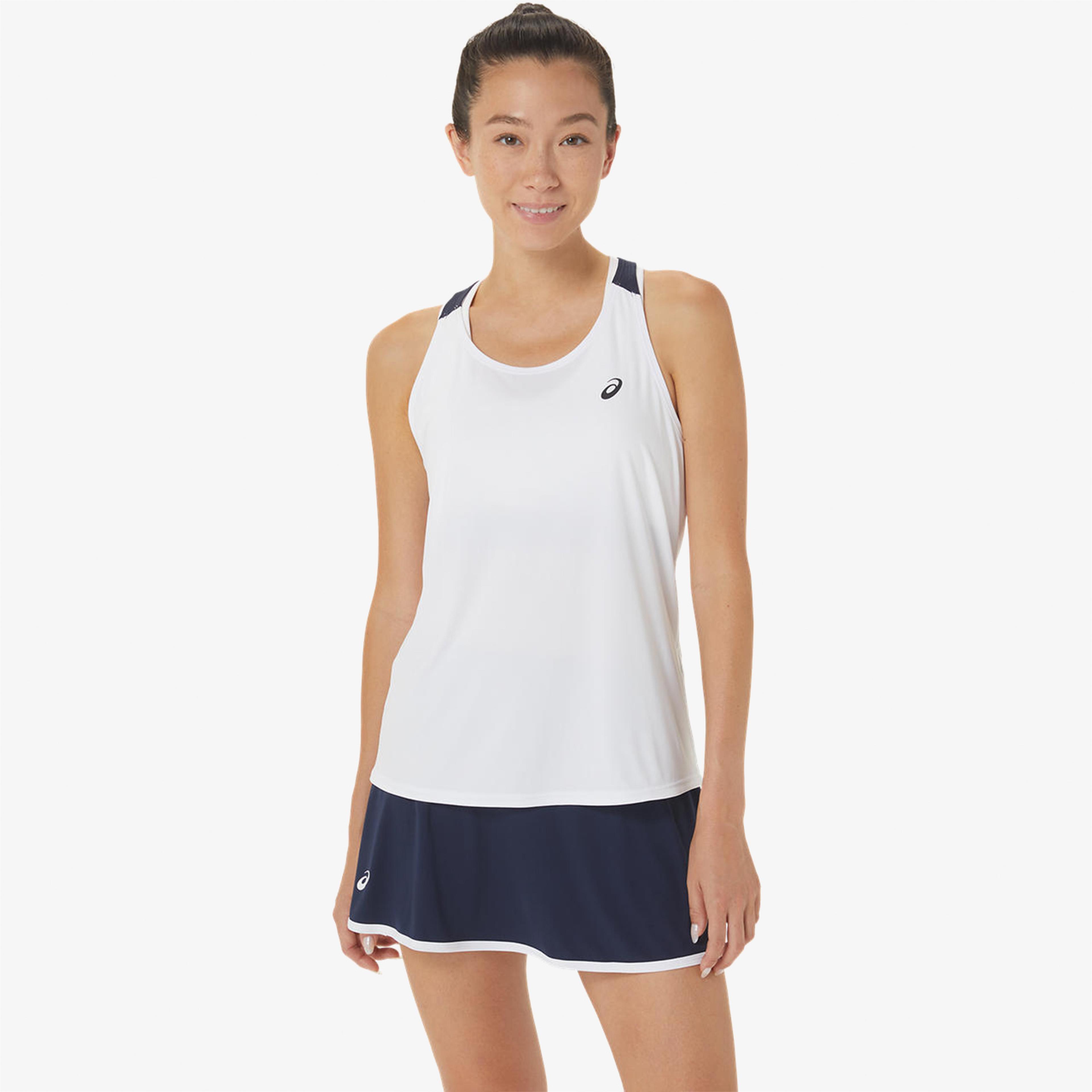 Asics Court Tank Kadın Beyaz Tenis Atleti