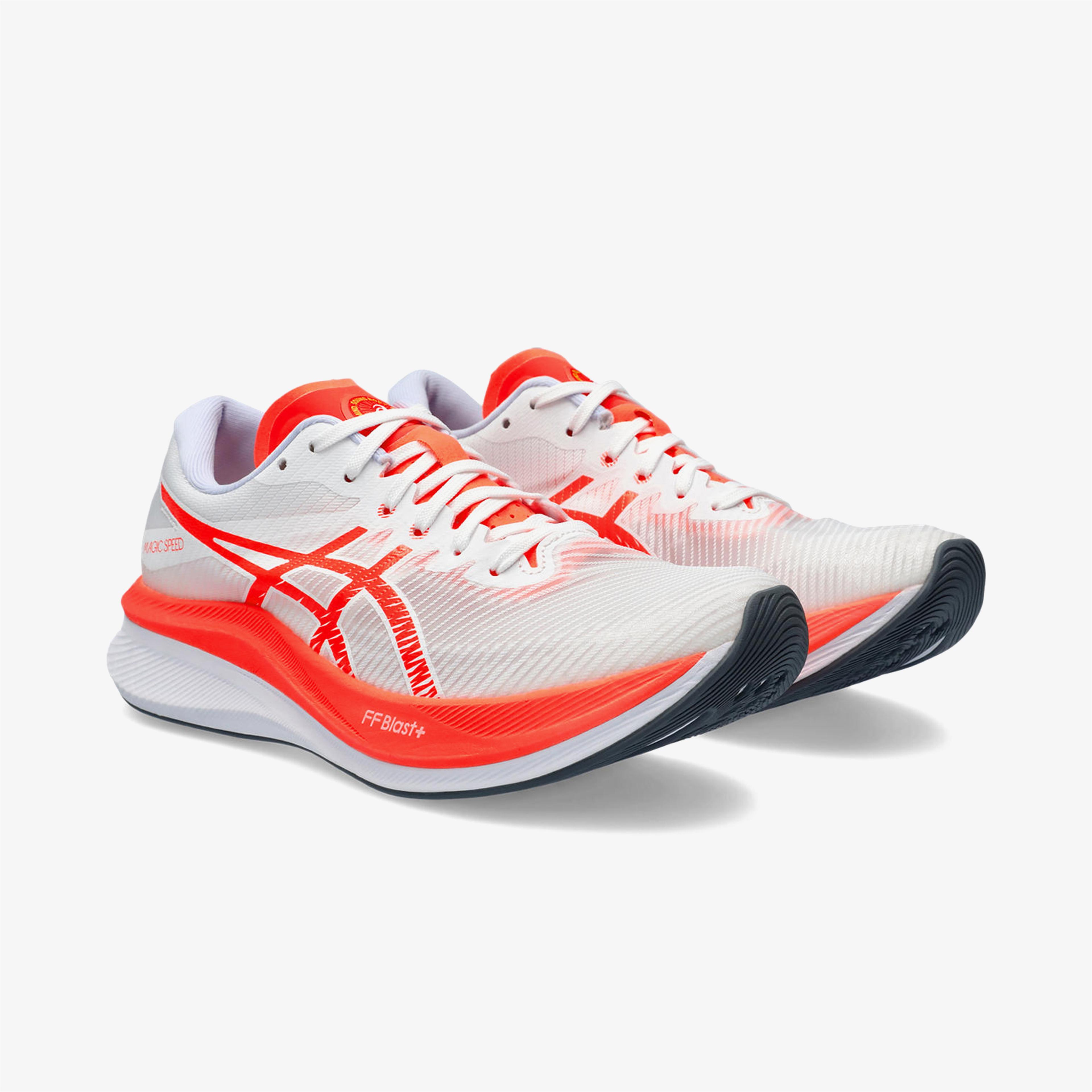 Asics Magic Speed 3 Erkek Beyaz Koşu Ayakkabısı