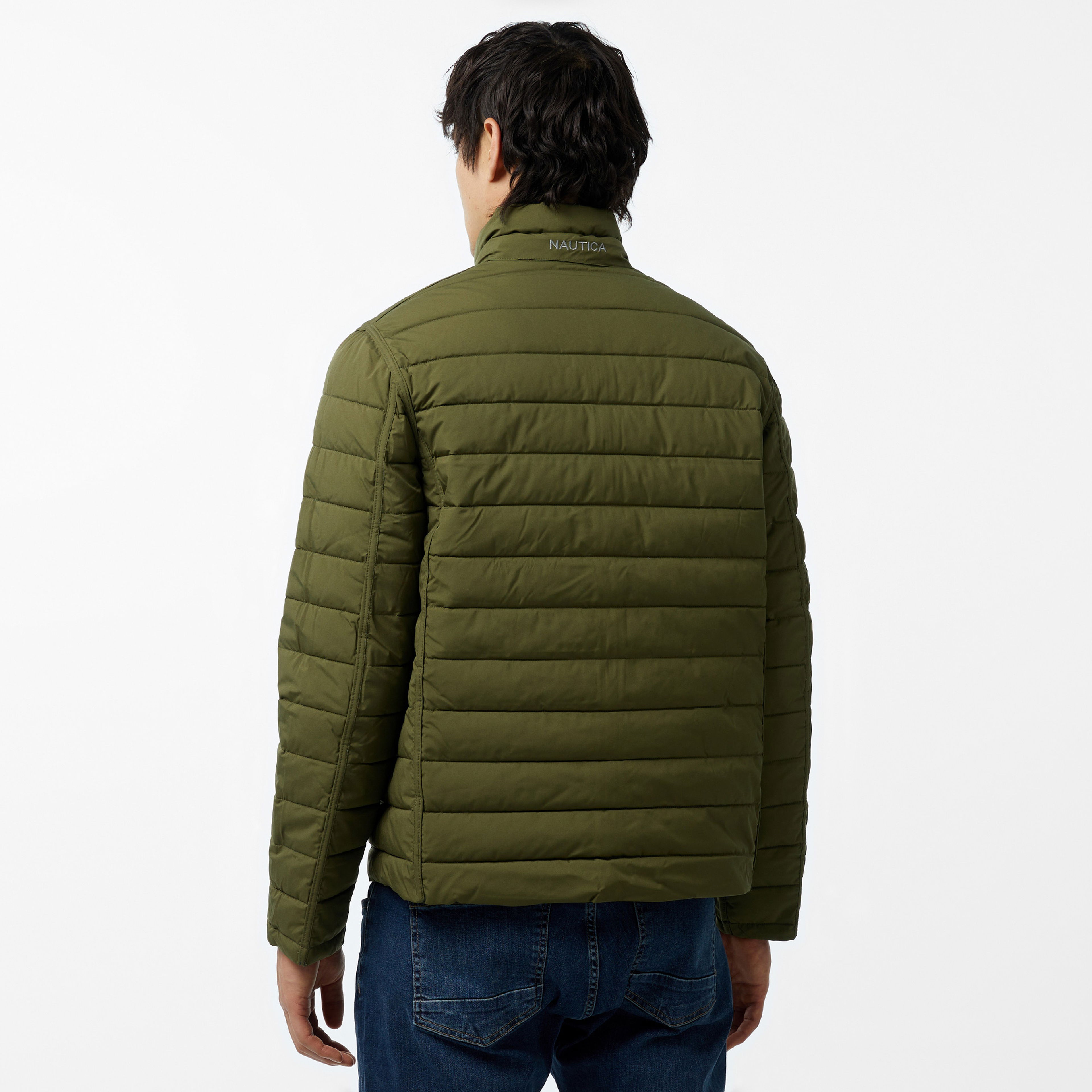 Nautica Erkek Yeşil Çift Taraflı Mont