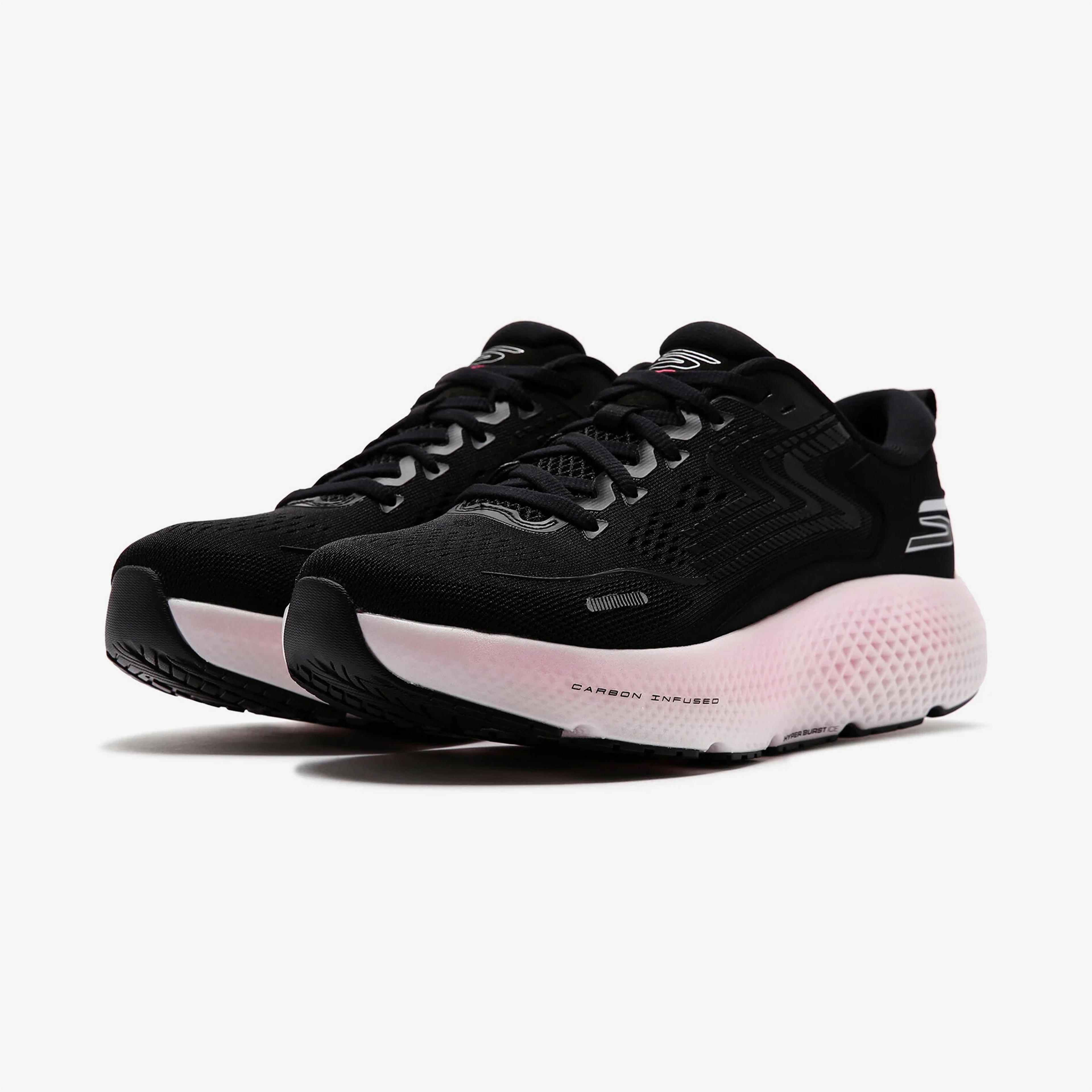 Skechers Go Run Max Road 6 Kadın Siyah Koşu Ayakkabısı