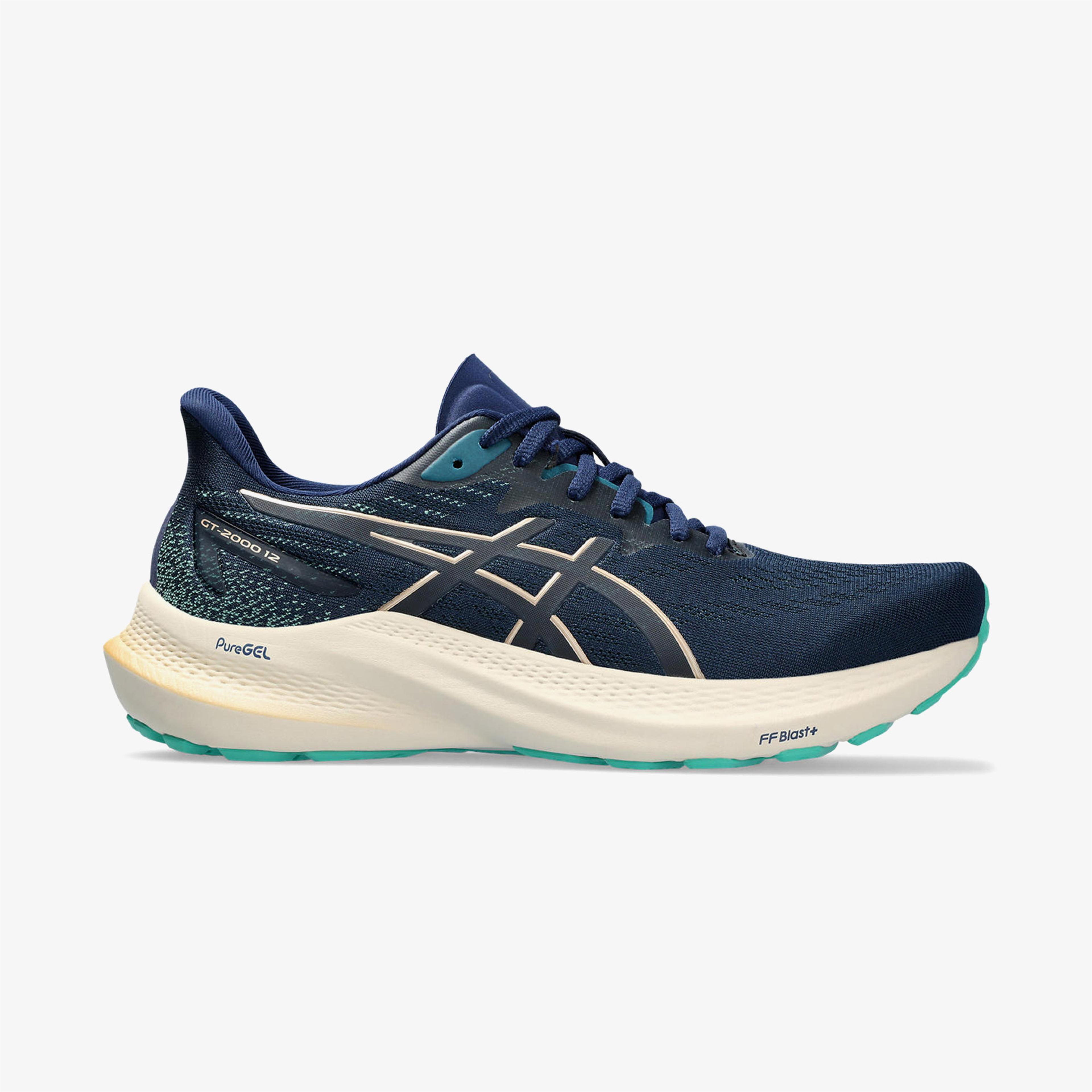 Asics GT-2000 12 Kadın Lacivert Koşu Ayakkabısı