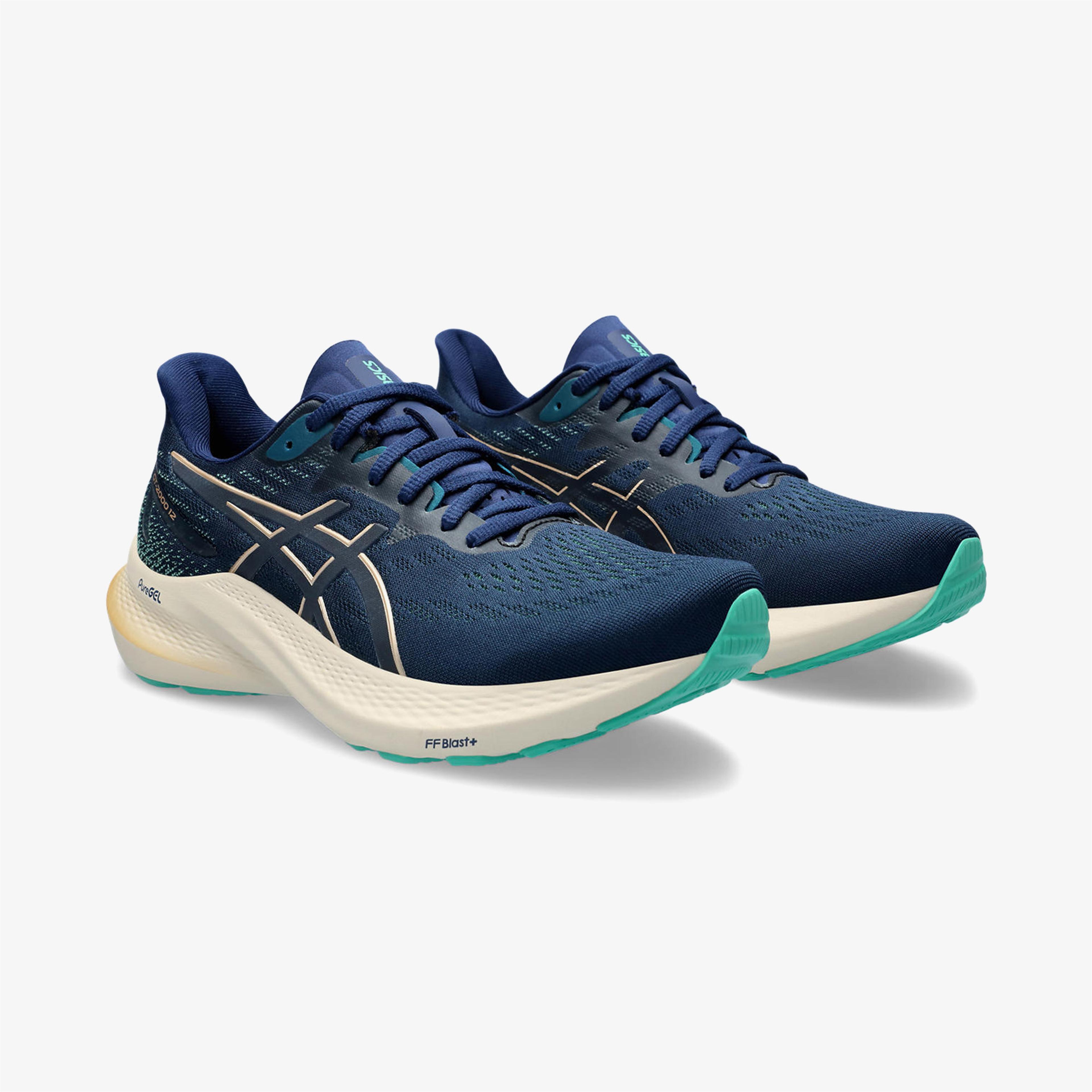 Asics GT-2000 12 Kadın Lacivert Koşu Ayakkabısı