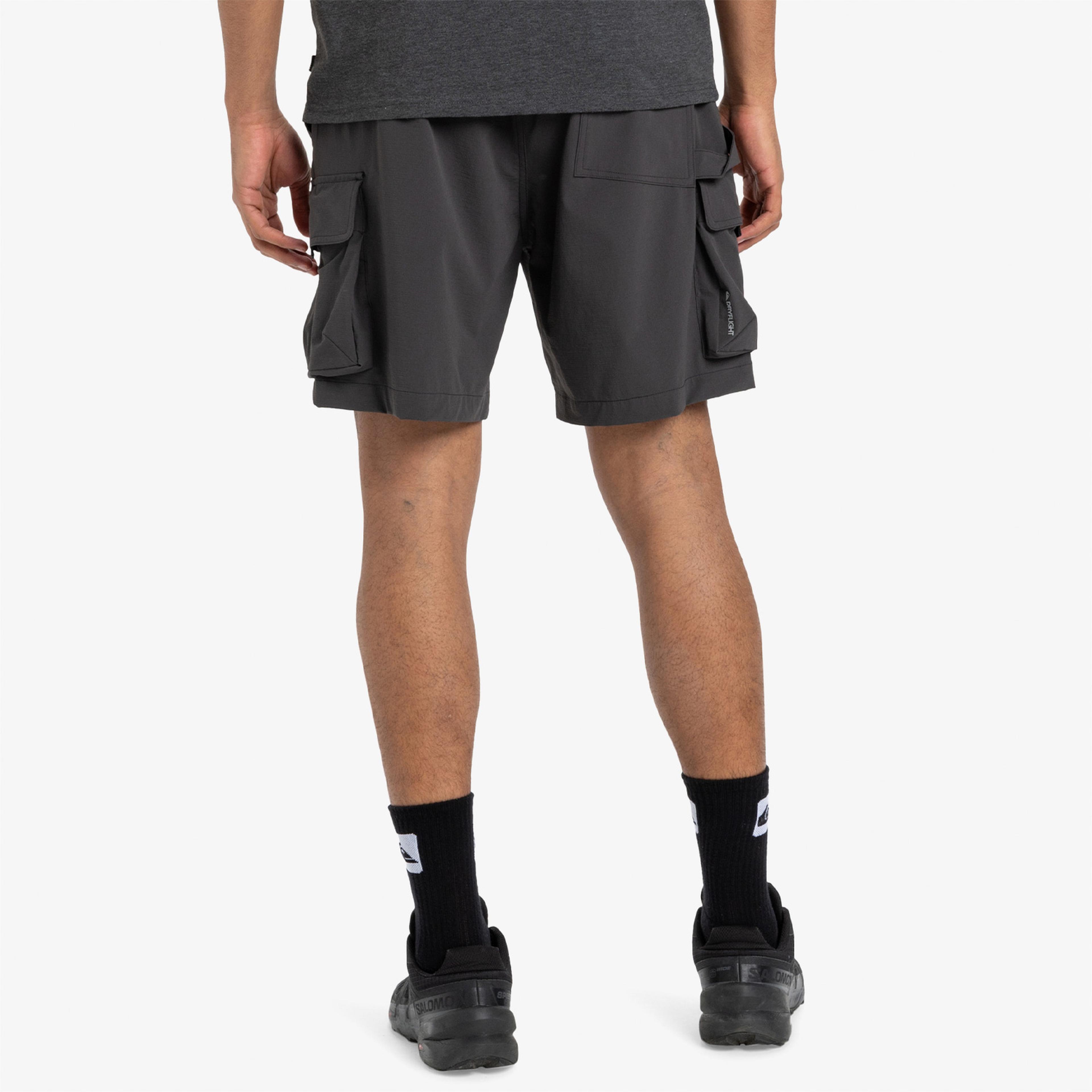 Quiksilver Run Ashore Erkek Siyah Günlük Bermuda Şort