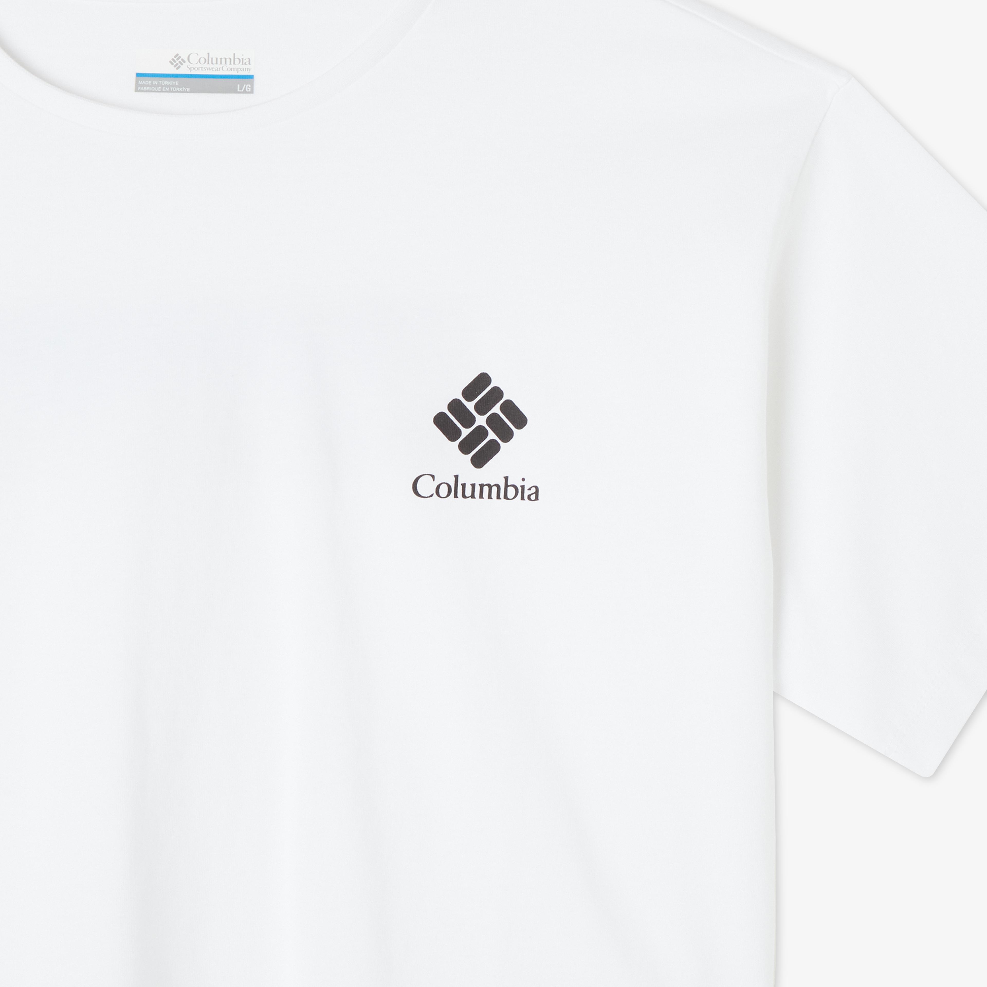 Columbia CSC Framed Halftone Kadın Beyaz Günlük T-Shirt