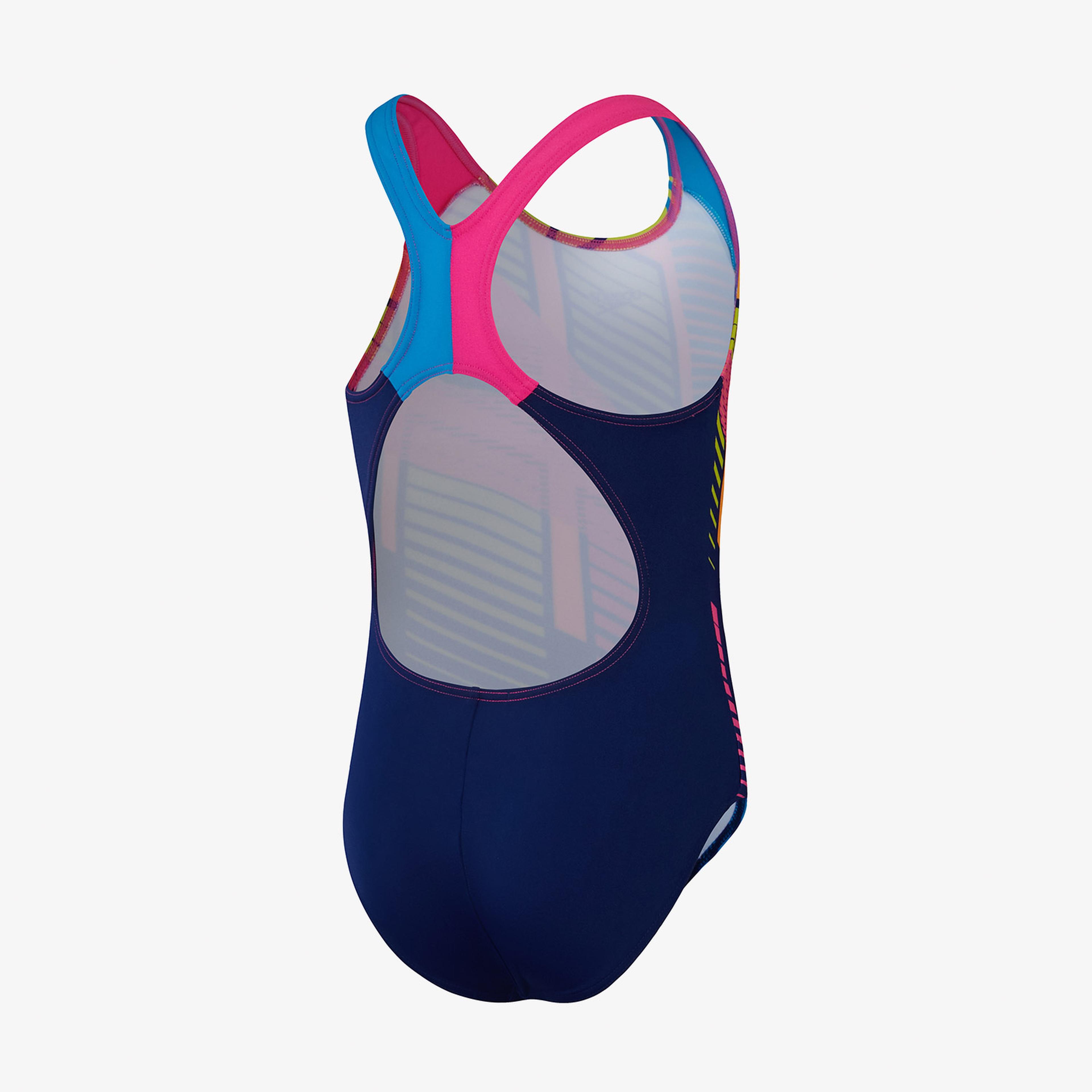Speedo Allover Digital Splashback Çocuk Renkli Mayo
