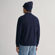 GANT Erkek Lacivert Regular Fit Fermuarlı Hırka