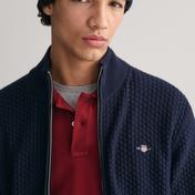 GANT Erkek Lacivert Regular Fit Fermuarlı Hırka