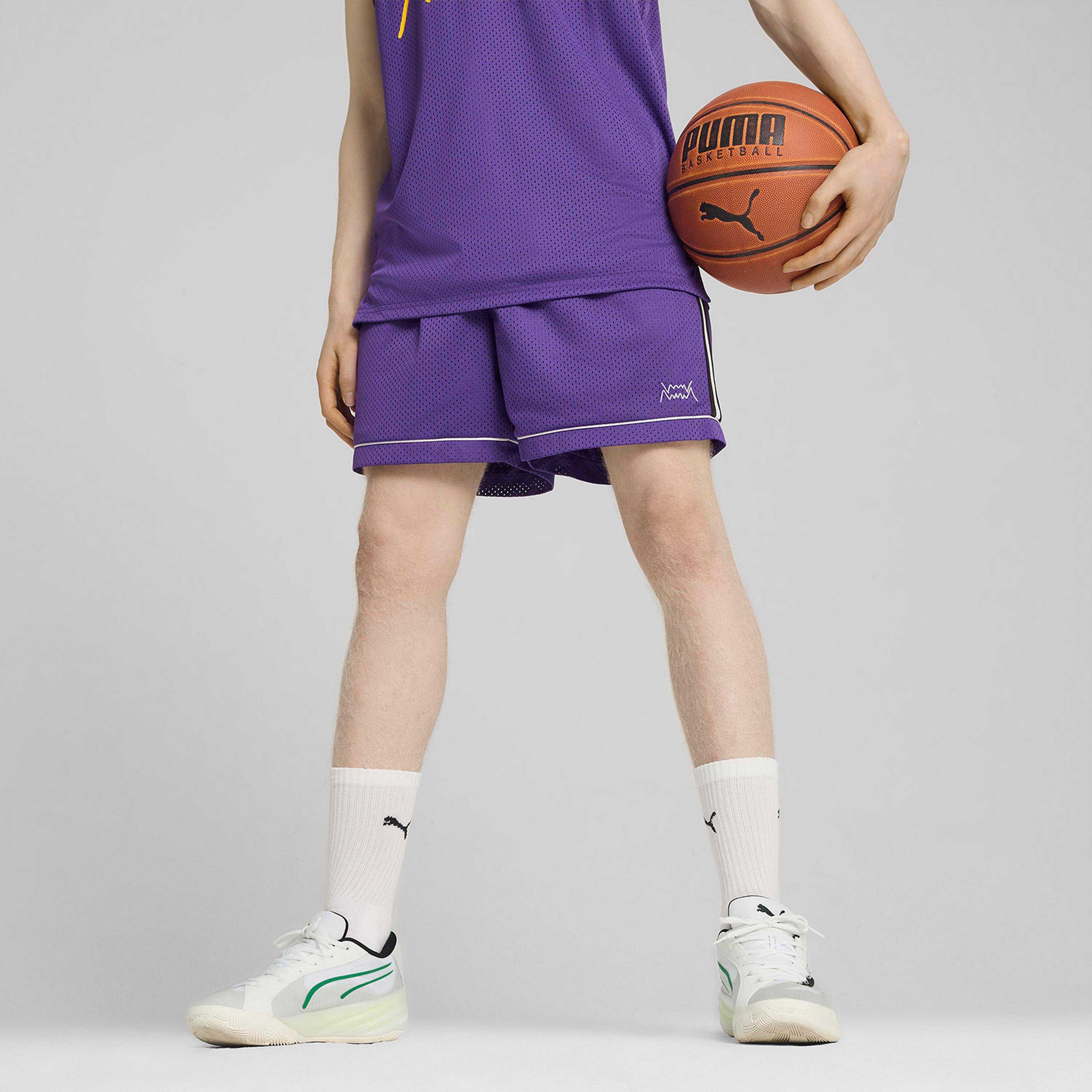 Puma Classics Erkek Mor Basketbol Şortu