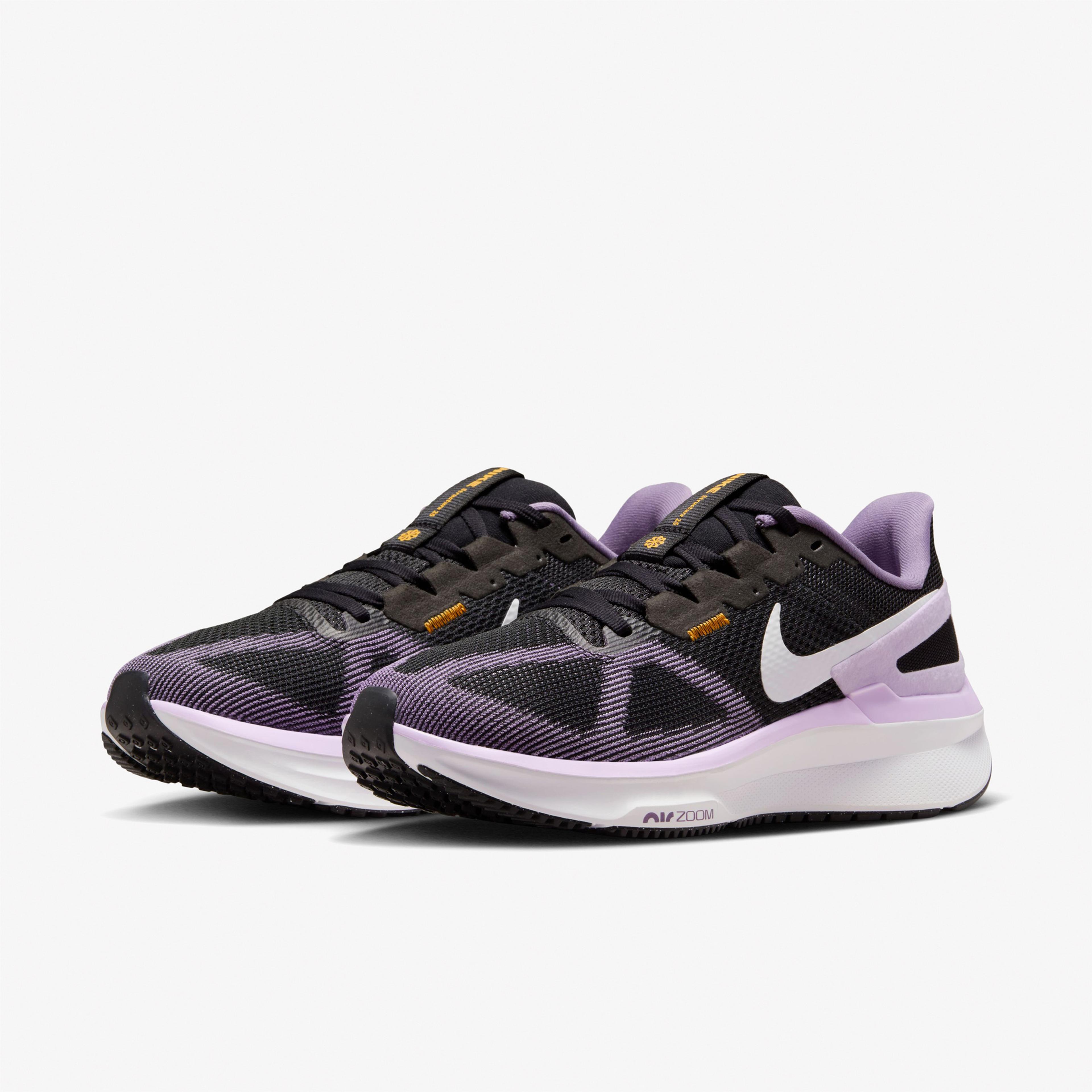 Nike Air Zoom Structure 25 Kadın Siyah Koşu Ayakkabısı