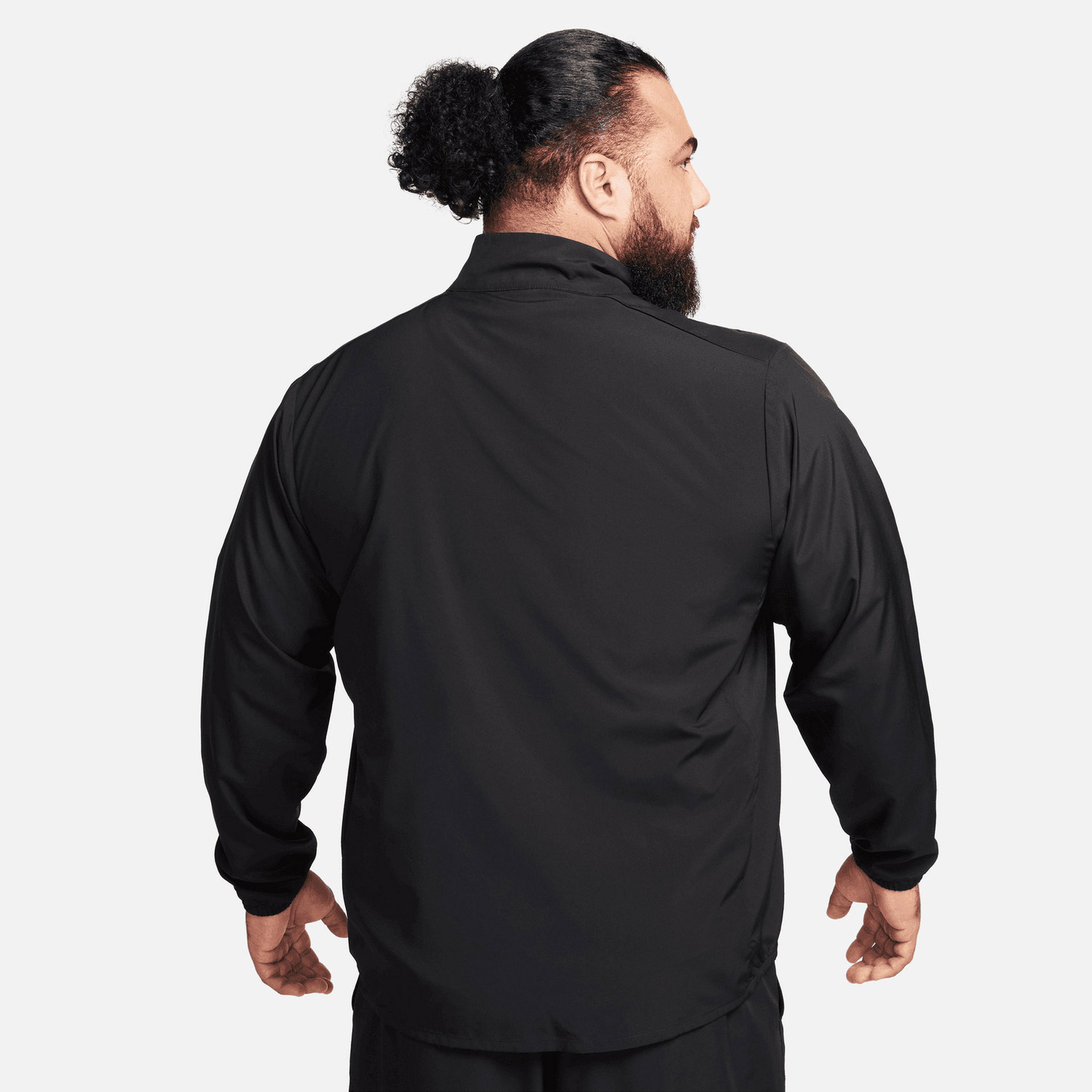 Nike Form Dri-Fit Erkek Siyah Antrenman Ceketi