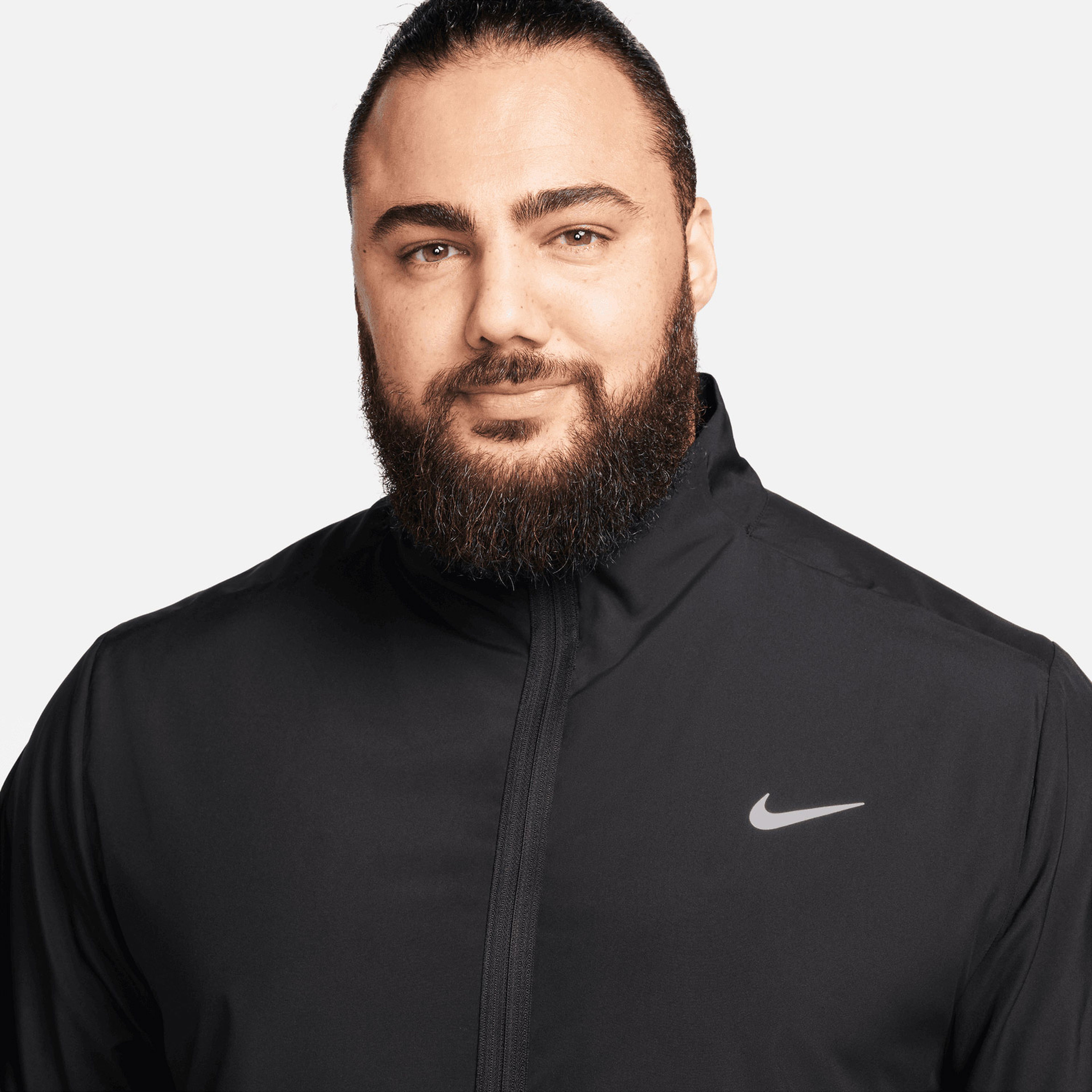 Nike Form Dri-Fit Erkek Siyah Antrenman Ceketi