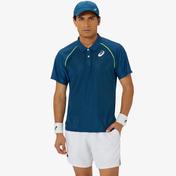 Asics Match Actibreeze Erkek Mavi Tenis Polo T-Shirt