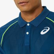 Asics Match Actibreeze Erkek Mavi Tenis Polo T-Shirt
