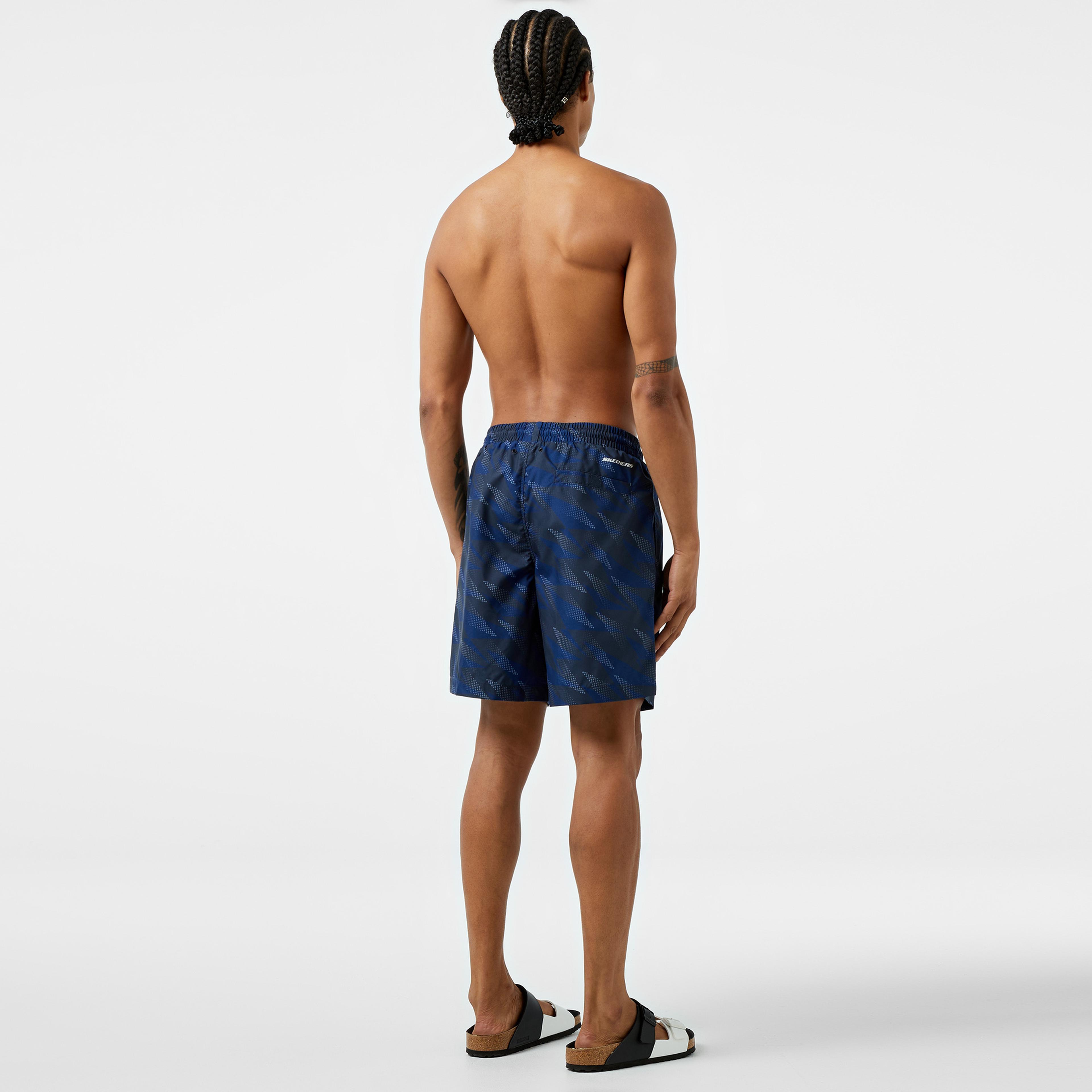 Skechers Swimwear M7 Erkek Lacivert Mayo