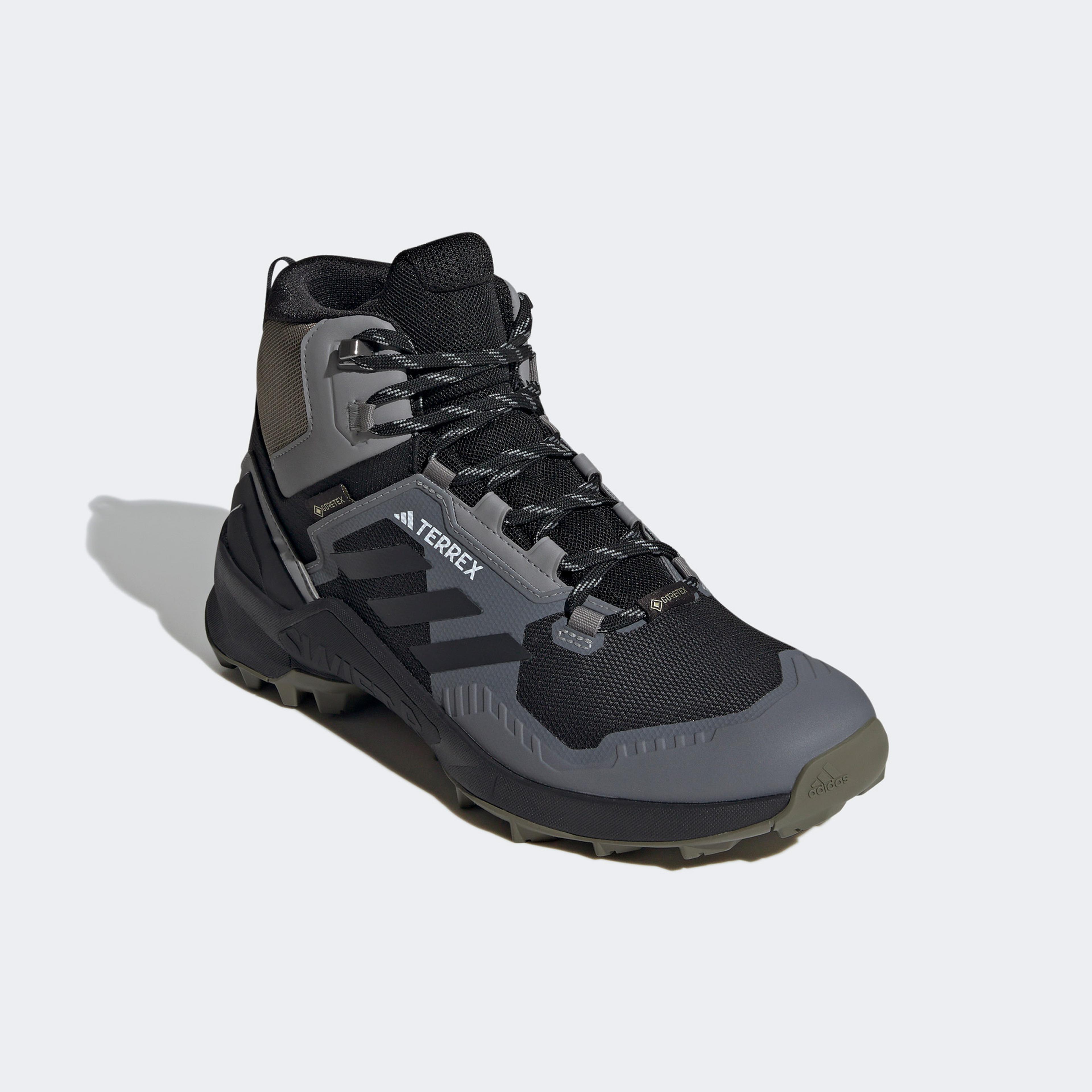 adidas Terrex Swift R3 Mid Gore Tex Erkek Siyah Outdoor Ayakkabısı