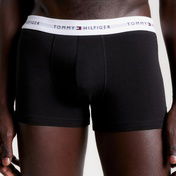 Tommy Hilfiger 3'lü Trunk Print Erkek Gri Boxer