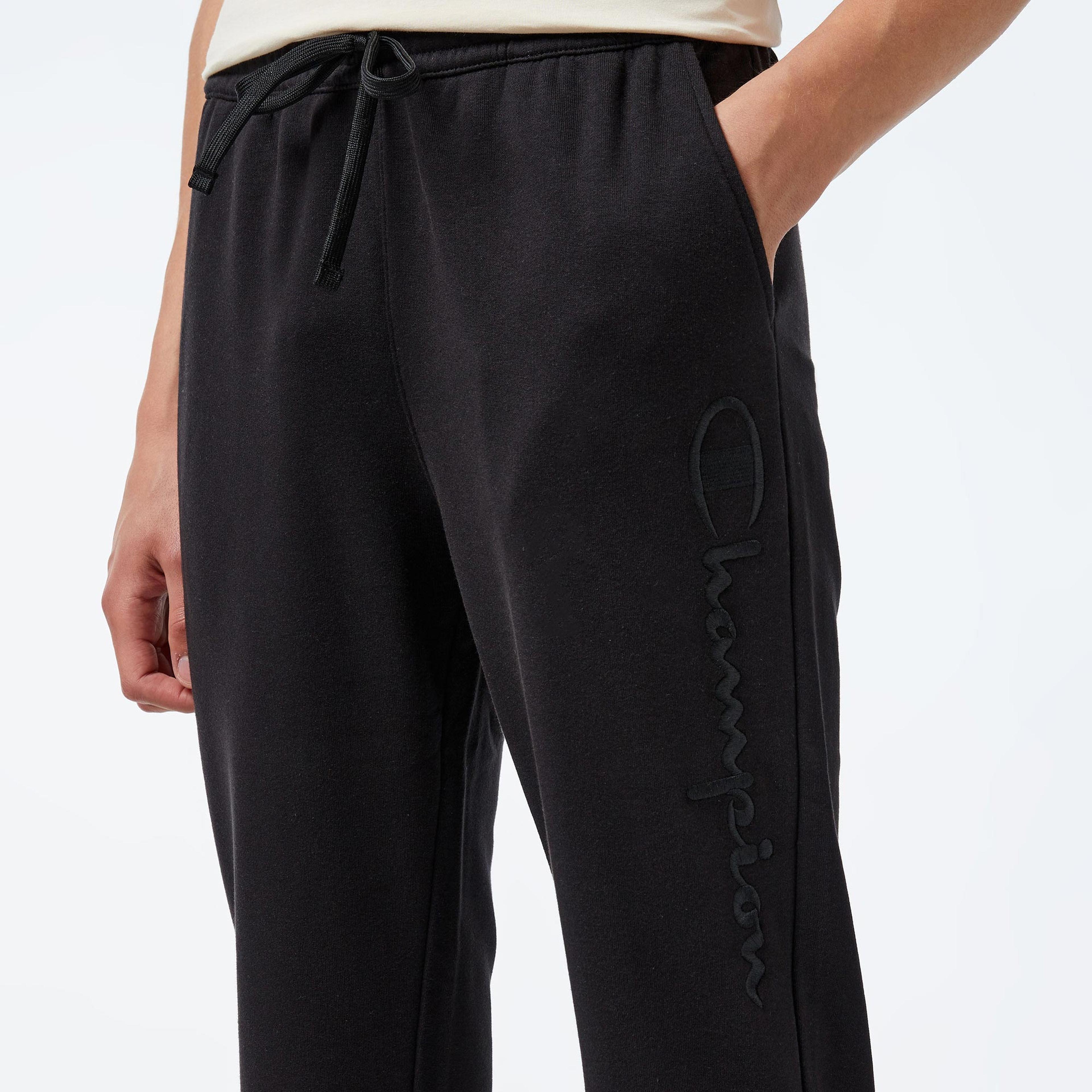 Champion Elastic Cuff Erkek Siyah Eşofman Altı
