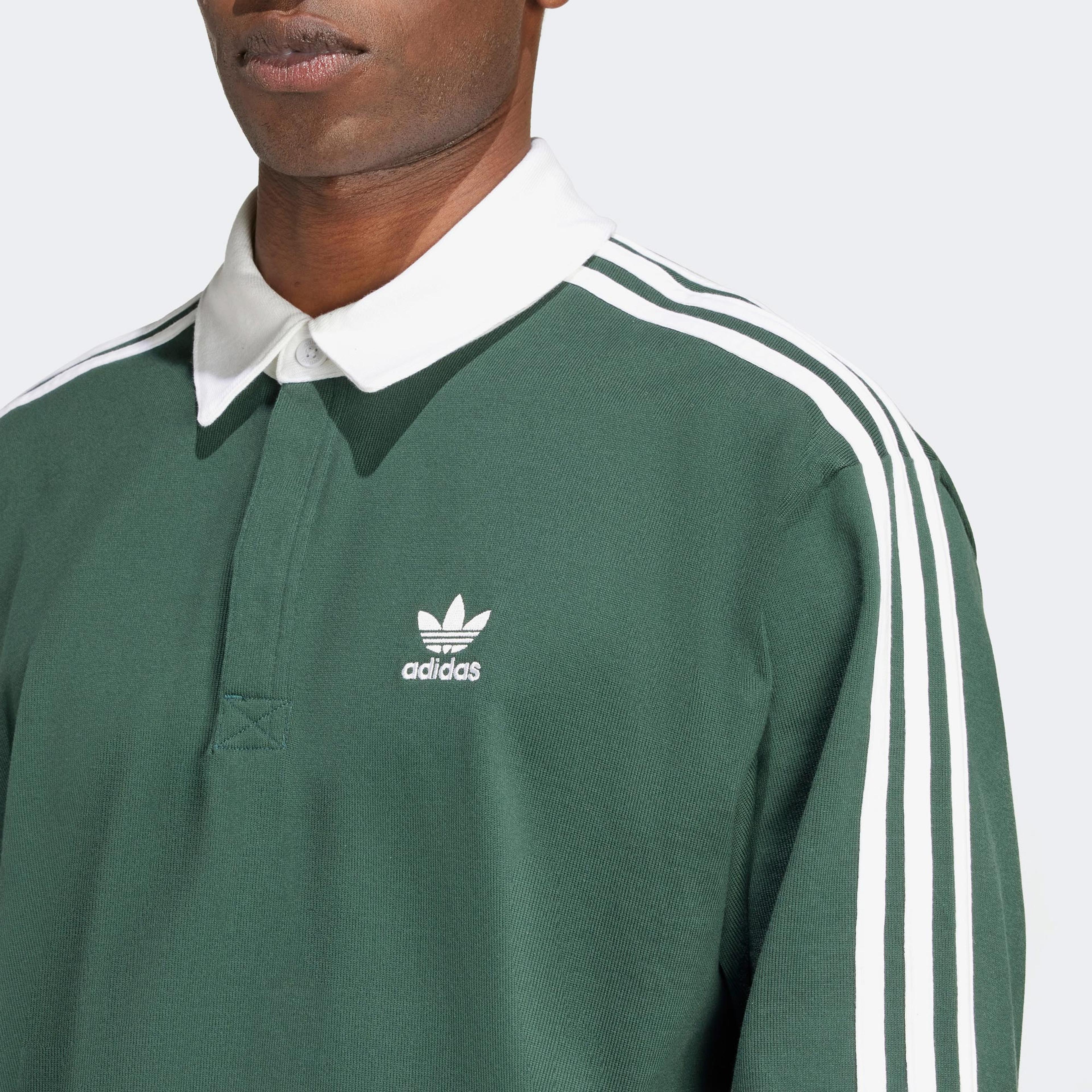 adidas Adicolor Rugby Erkek Yeşil Polo