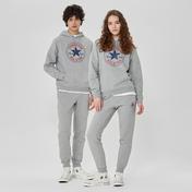 Converse Standard Fit Center Front Large Chuck Patch Core Po  Unisex Gri Hoodie