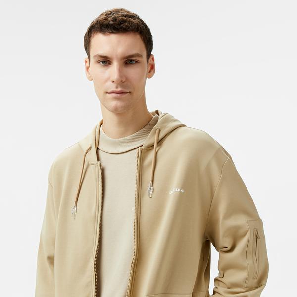 UNITED4 Cool M Full Zip Erkek Gri Sweatshirt_3