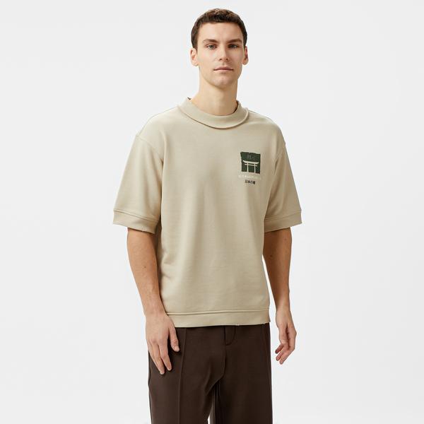 UNITED4 Japan Born Erkek Gri T-Shirt