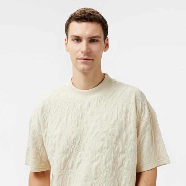 UNITED4 Classic Erkek Krem T-Shirt_3